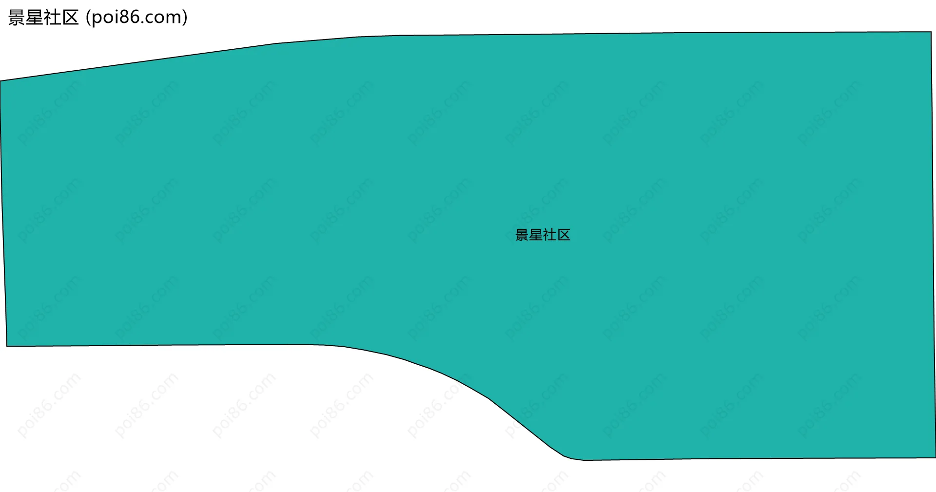 景星社区边界地图