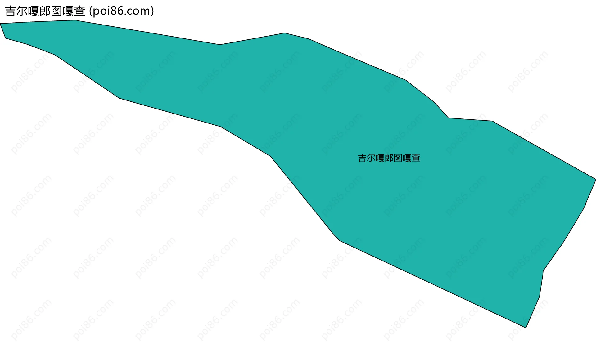 吉尔嘎郎图嘎查边界地图