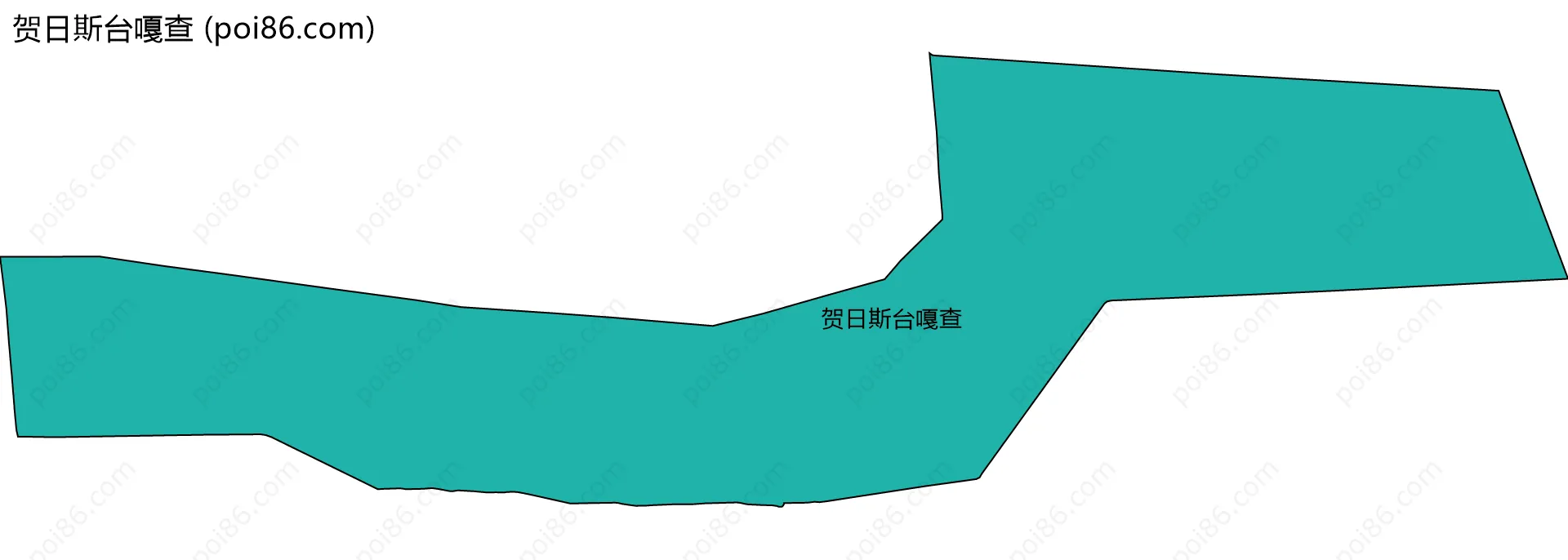 贺日斯台嘎查边界地图