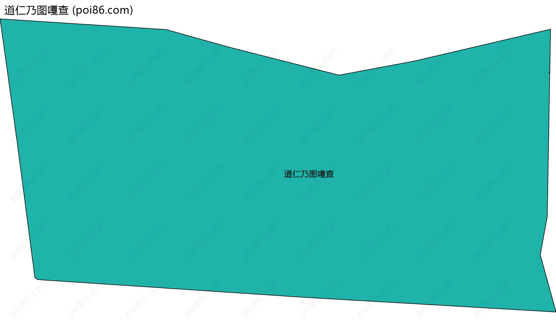 道仁乃图嘎查边界地图