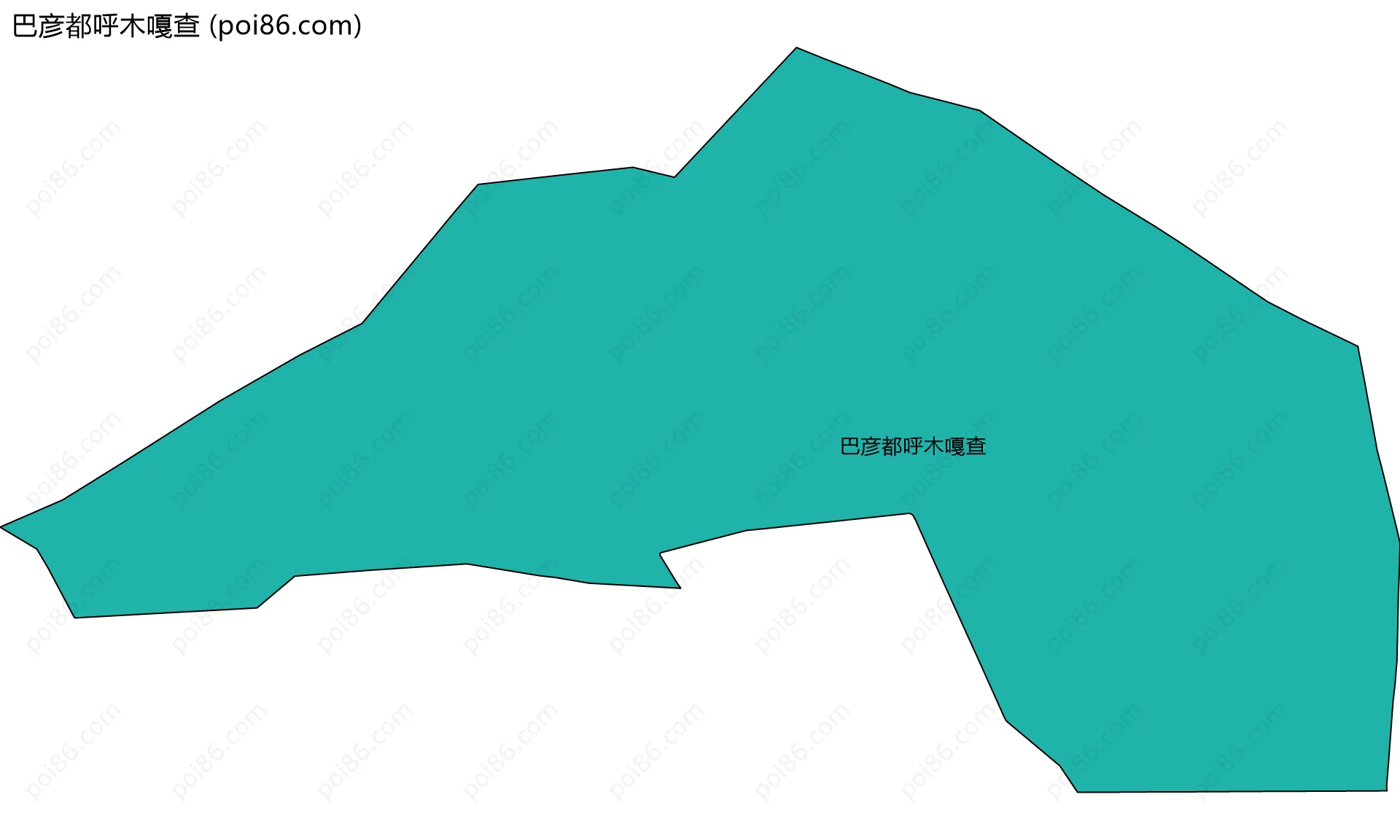 巴彦都呼木嘎查边界地图