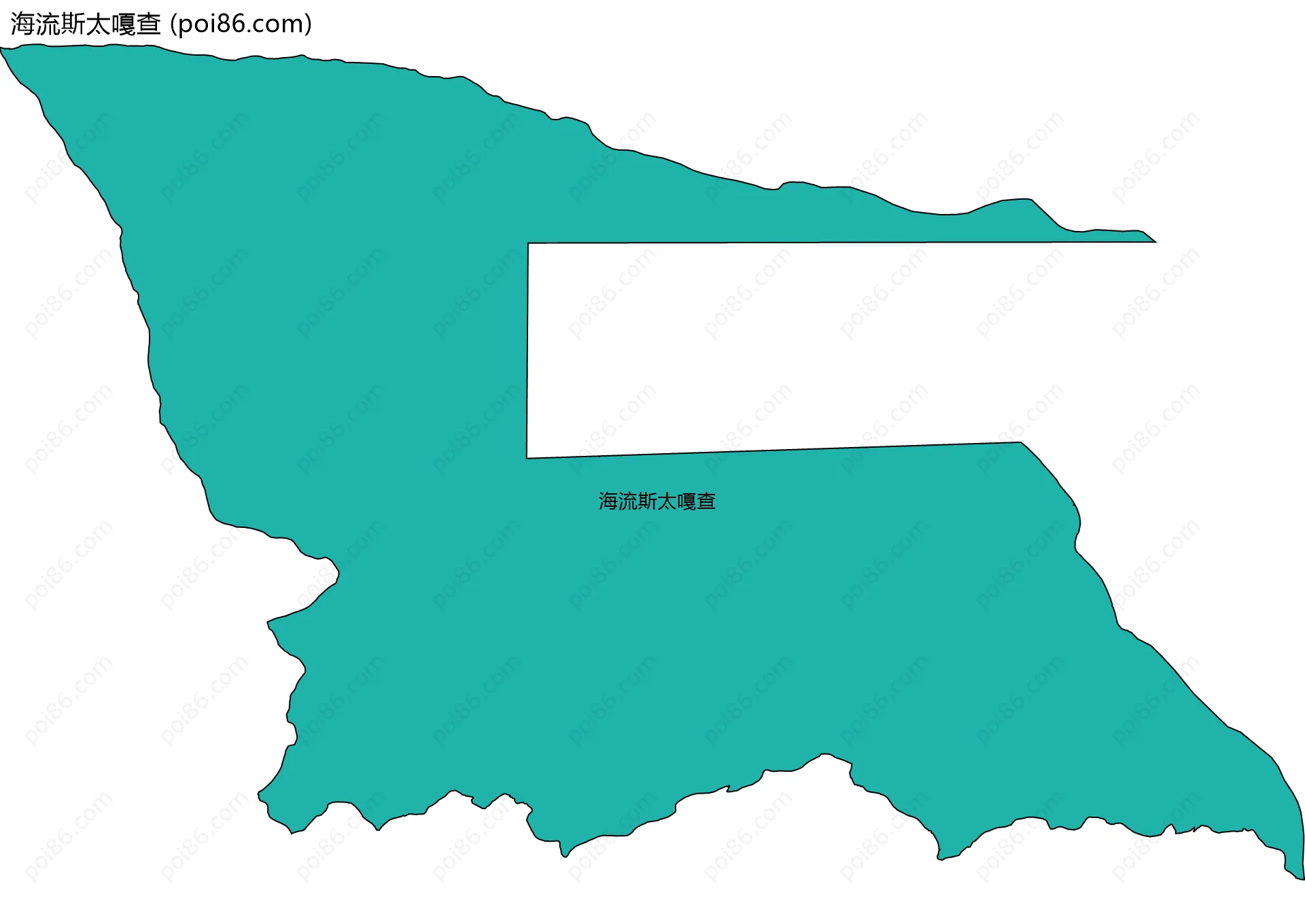 海流斯太嘎查边界地图