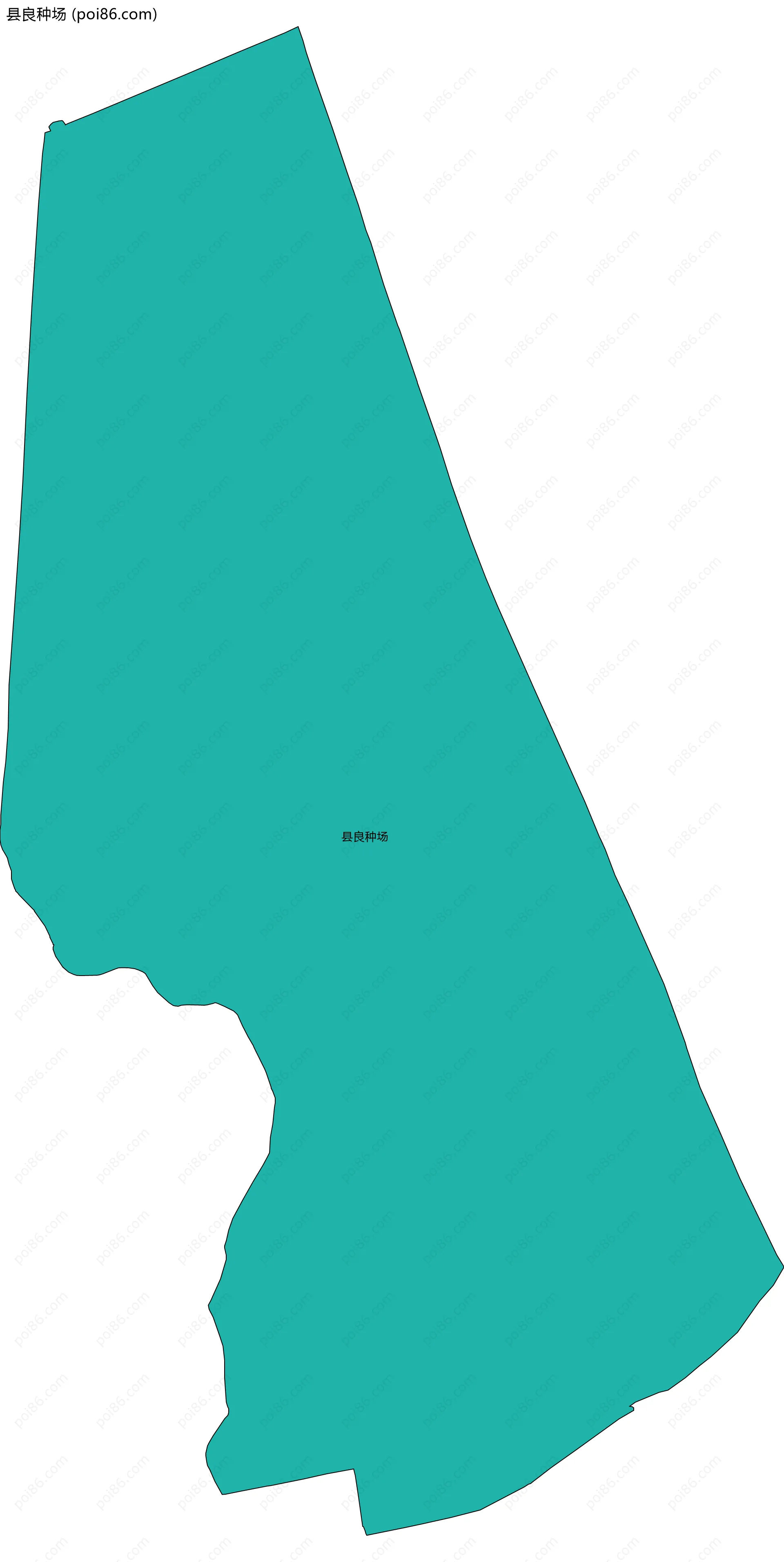 县良种场边界地图