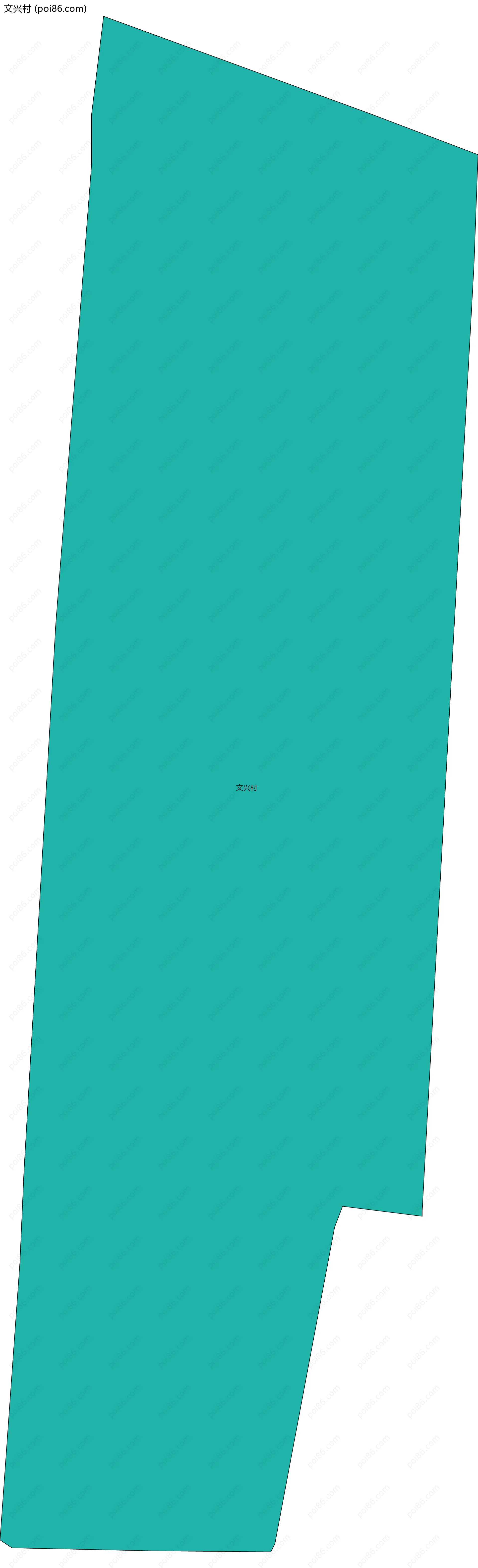 文兴村边界地图