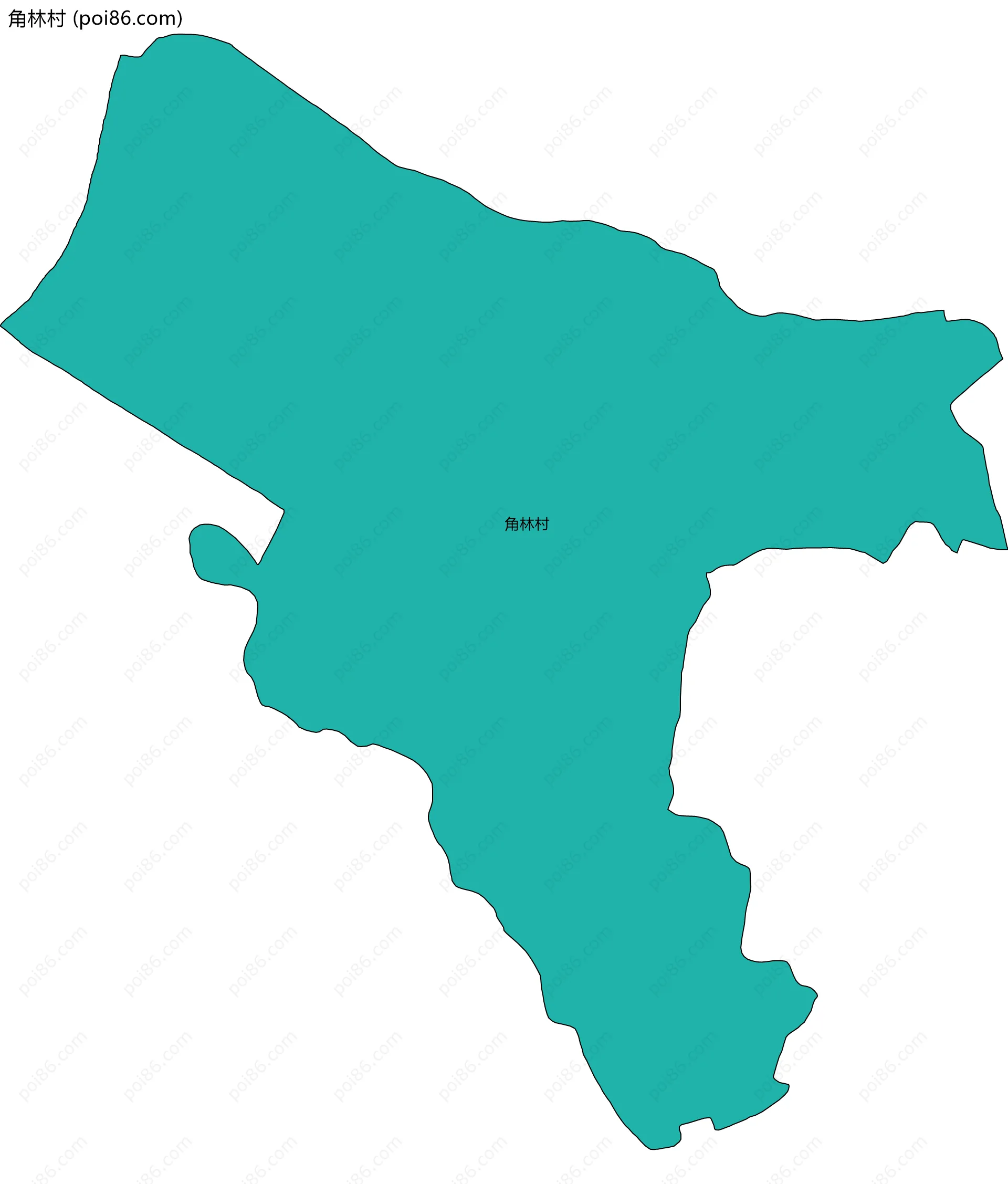 角林村边界地图