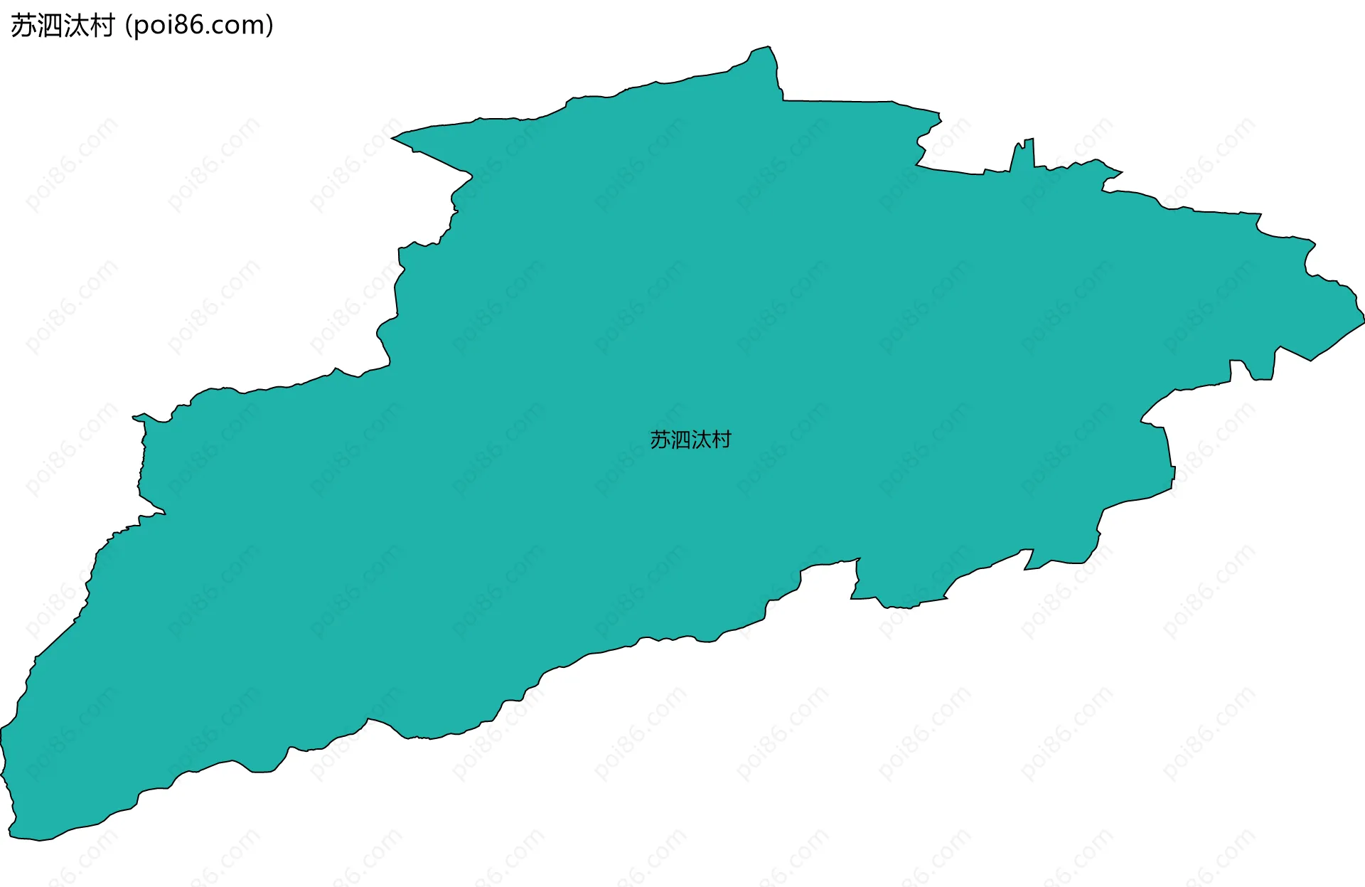 苏泗汰村边界地图