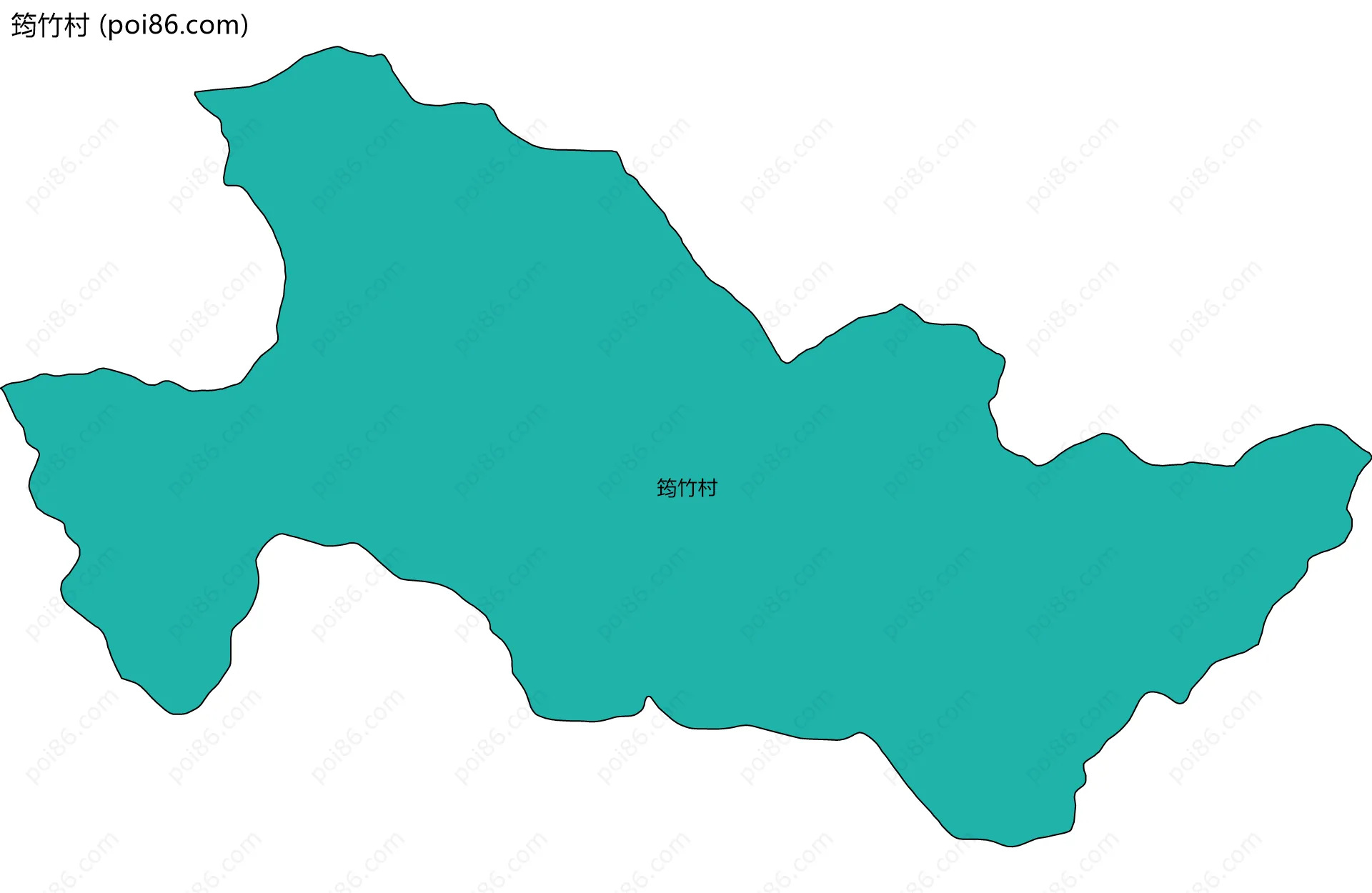 筠竹村边界地图