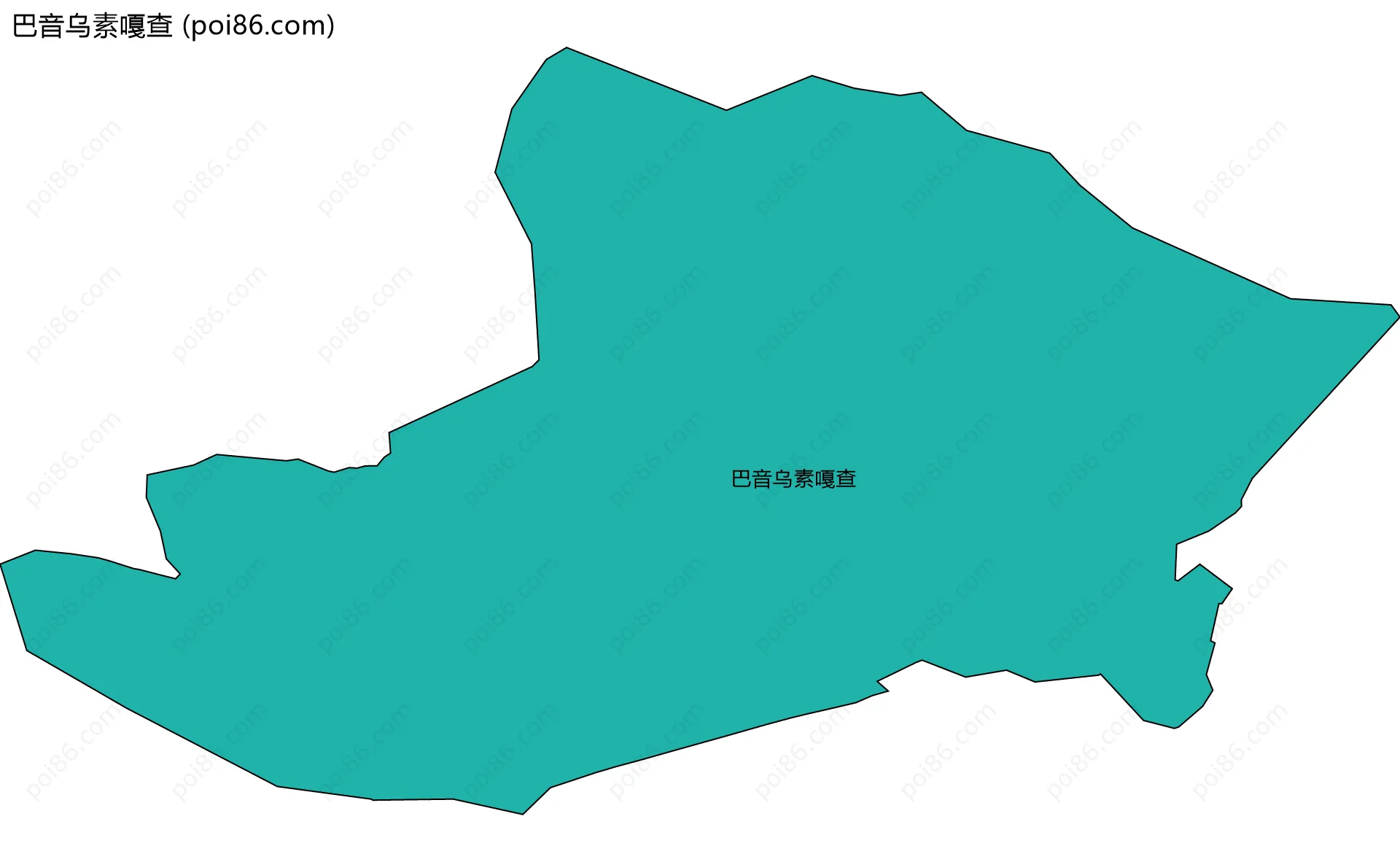 巴音乌素嘎查边界地图