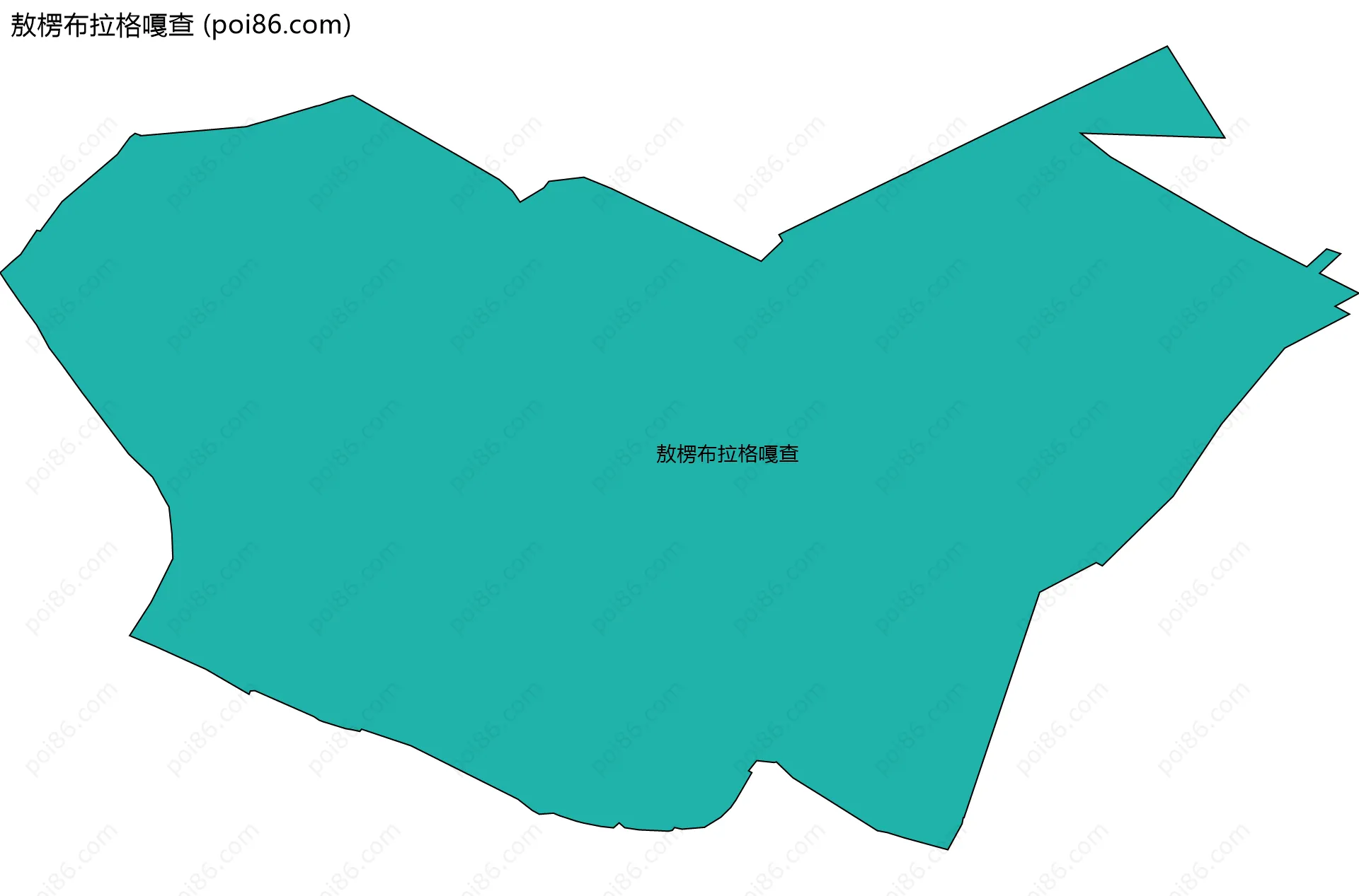 敖楞布拉格嘎查边界地图