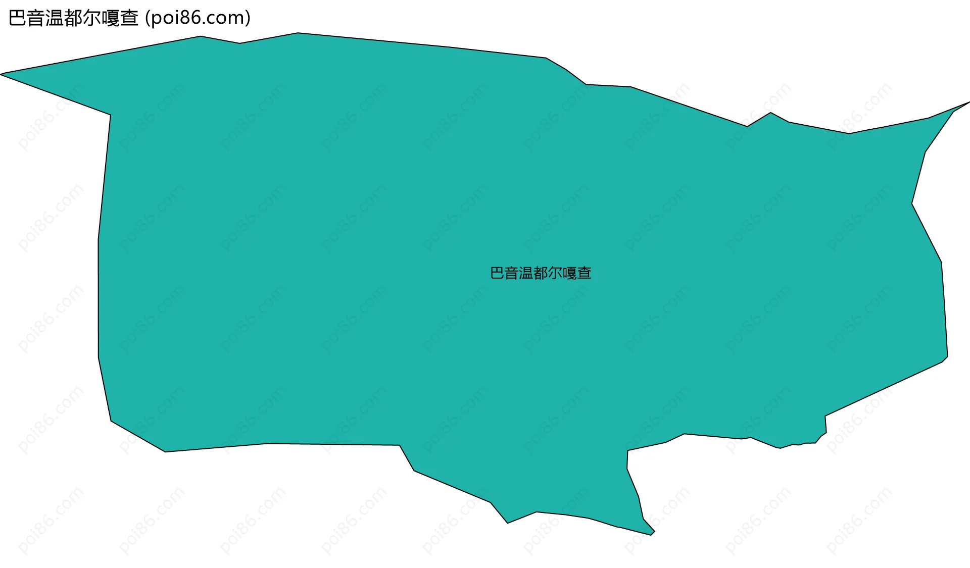 巴音温都尔嘎查边界地图