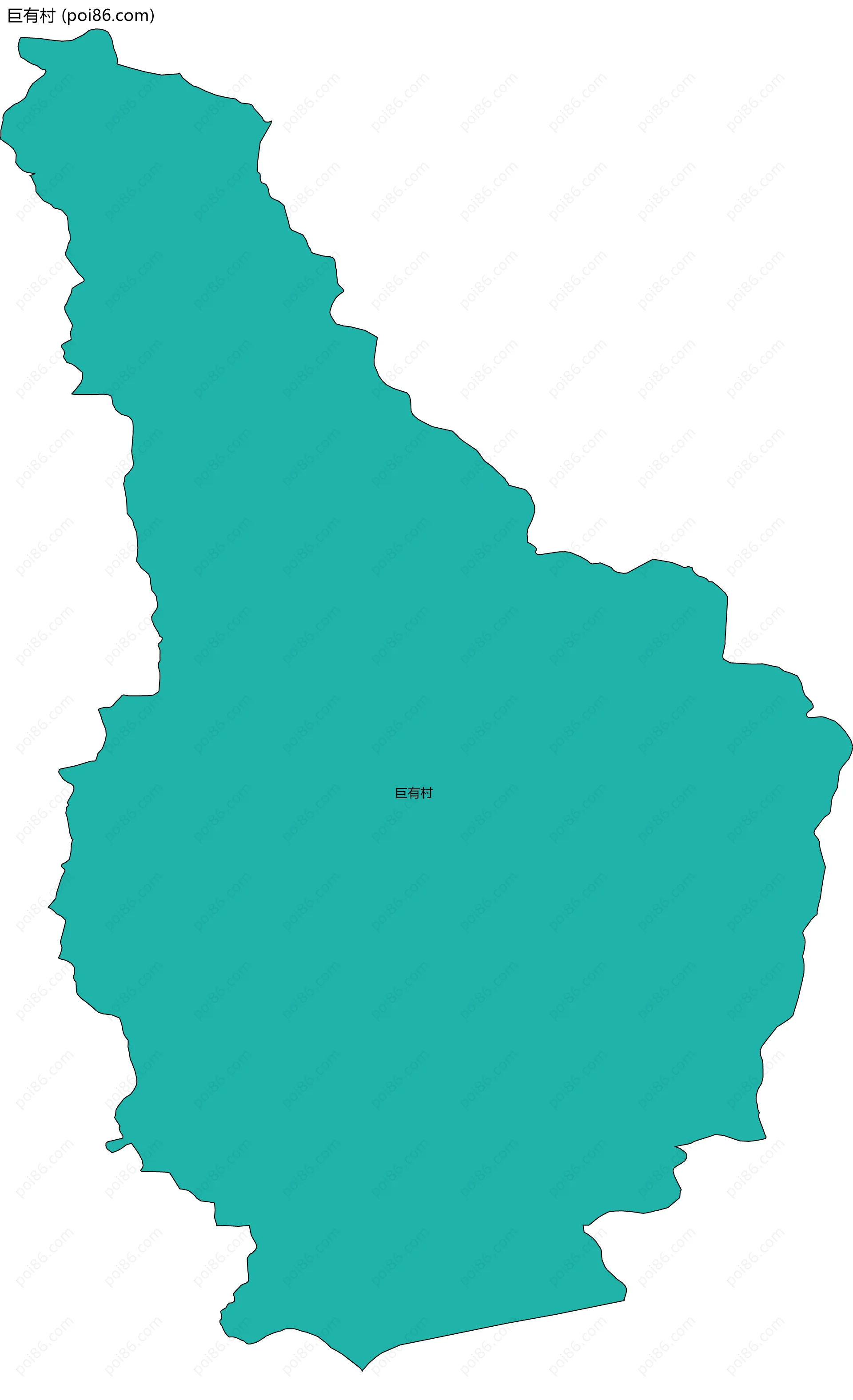 巨有村边界地图