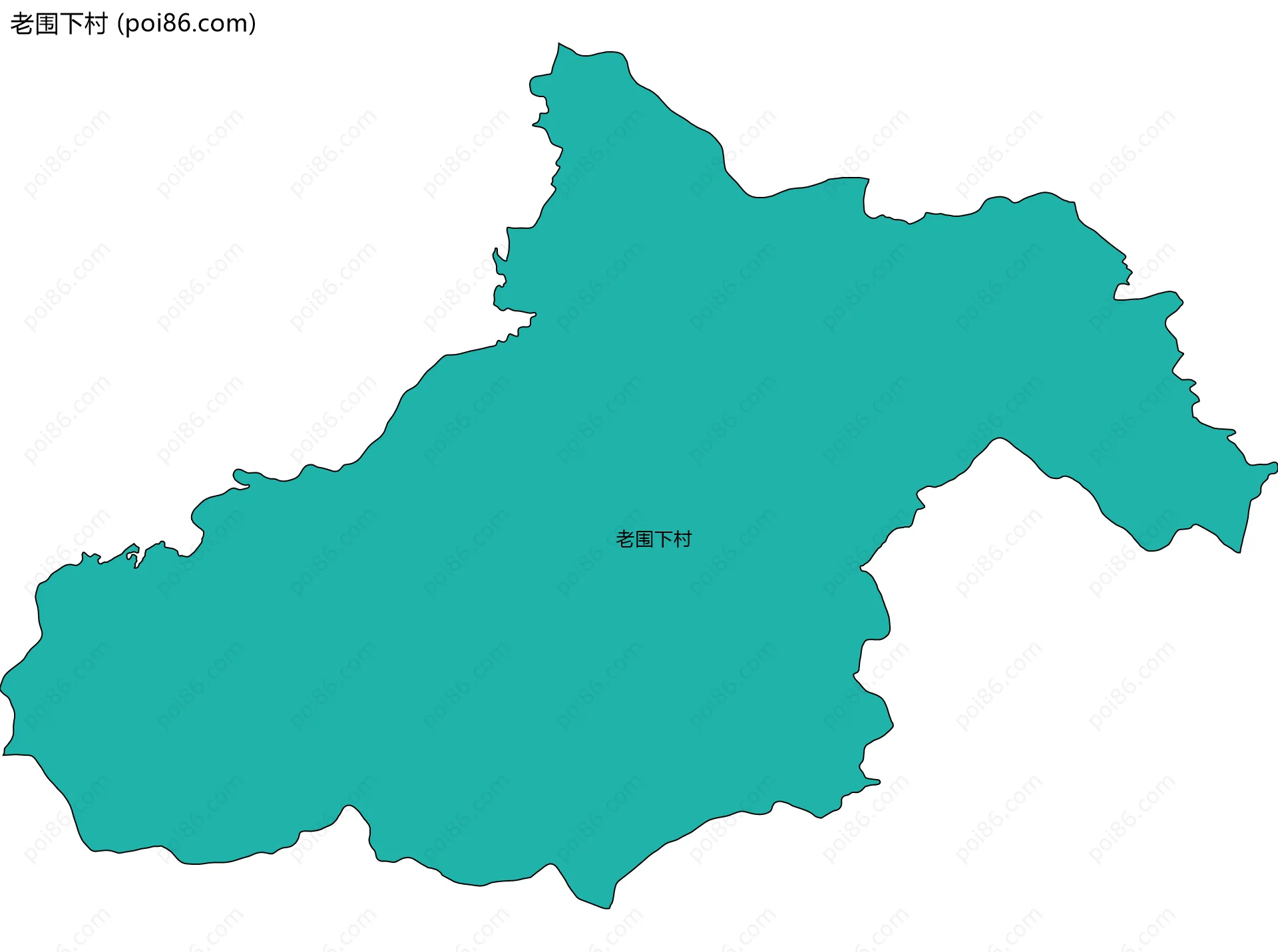 老围下村边界地图