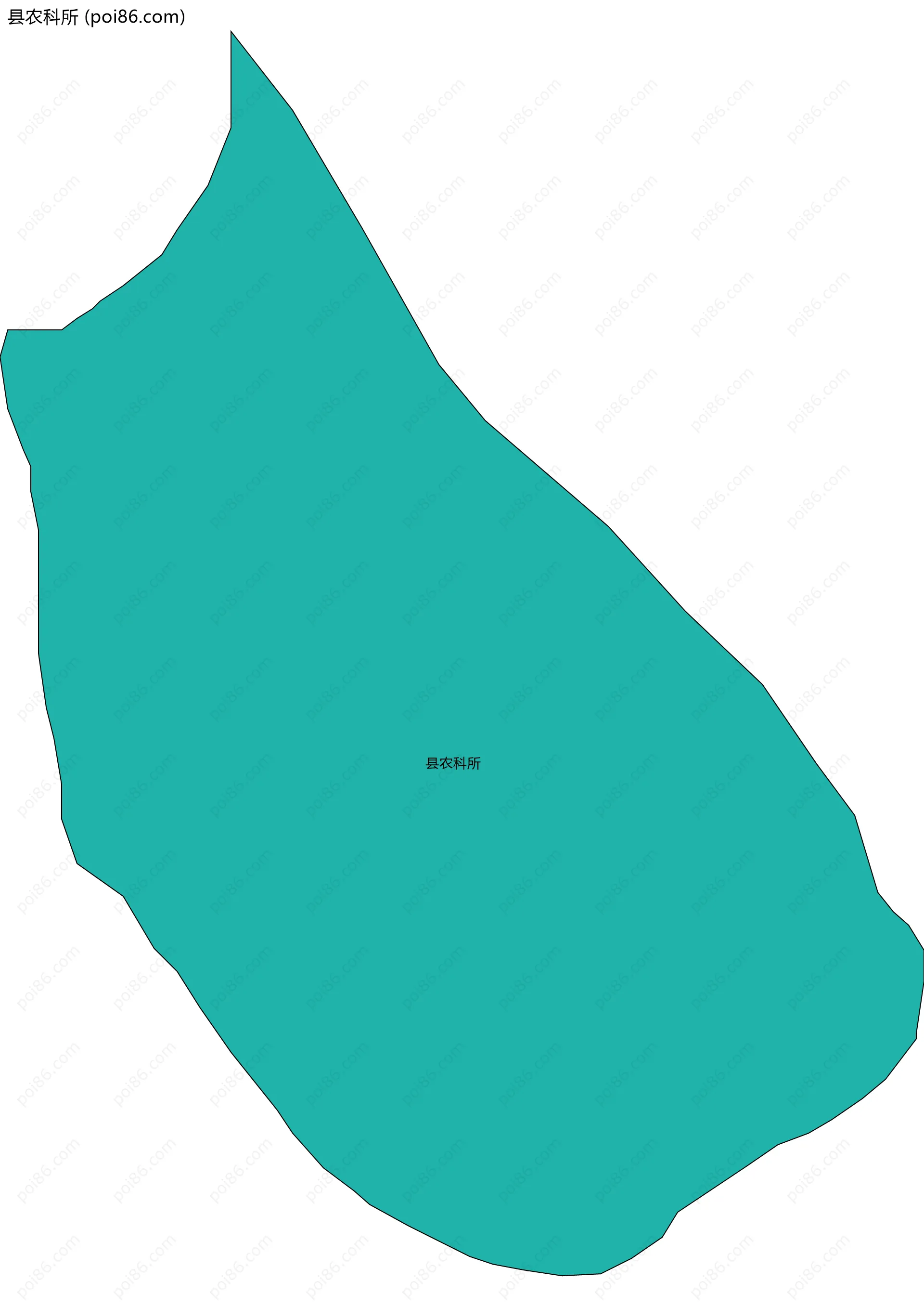 县农科所边界地图