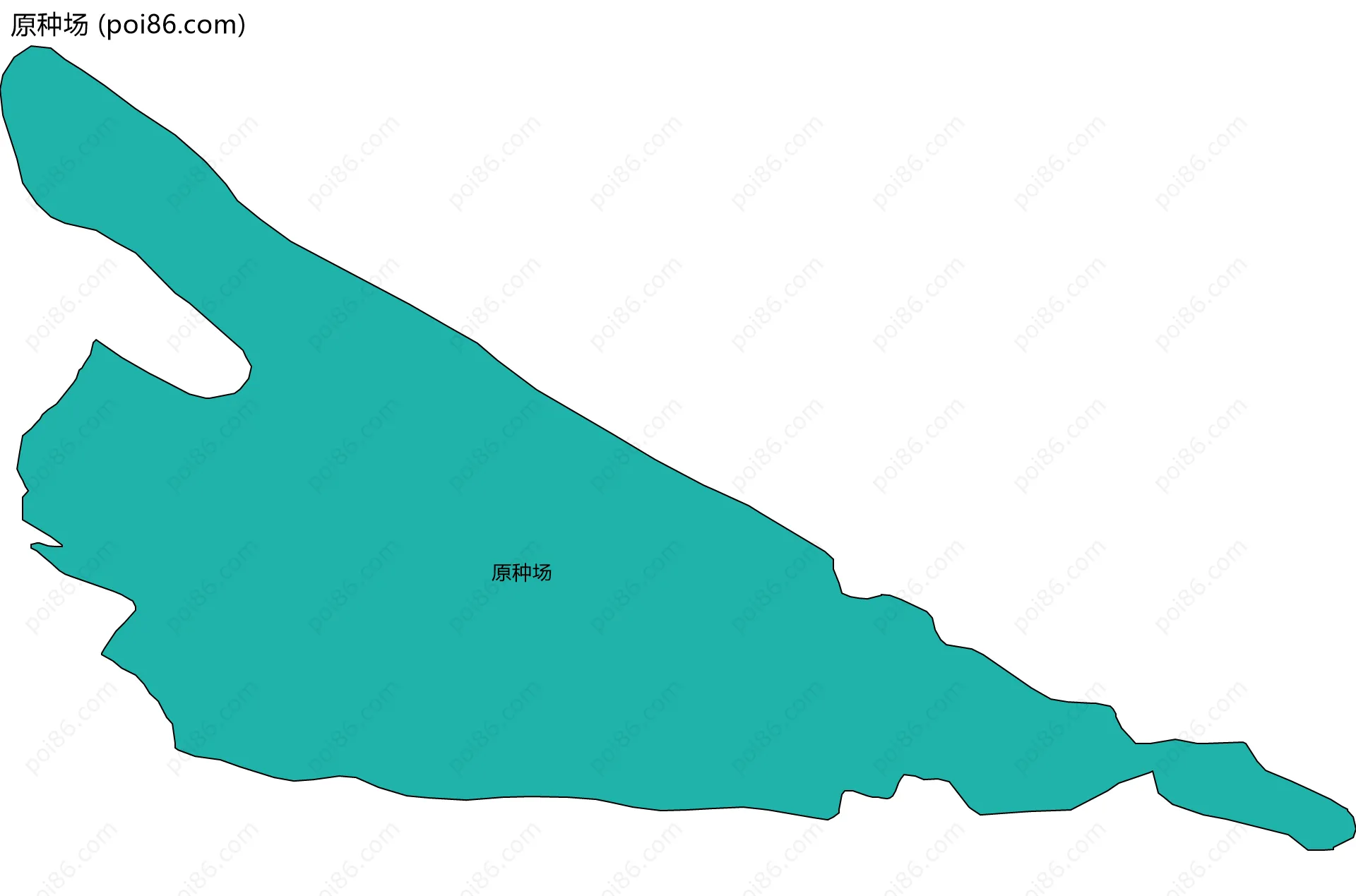 原种场边界地图