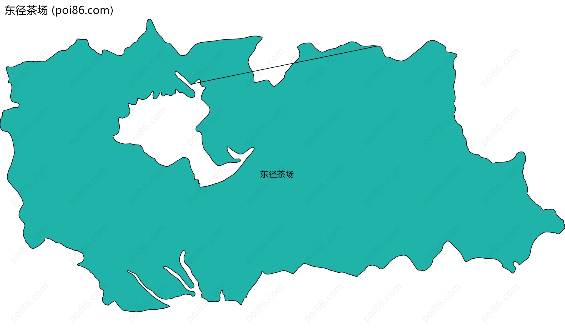 东径茶场边界地图