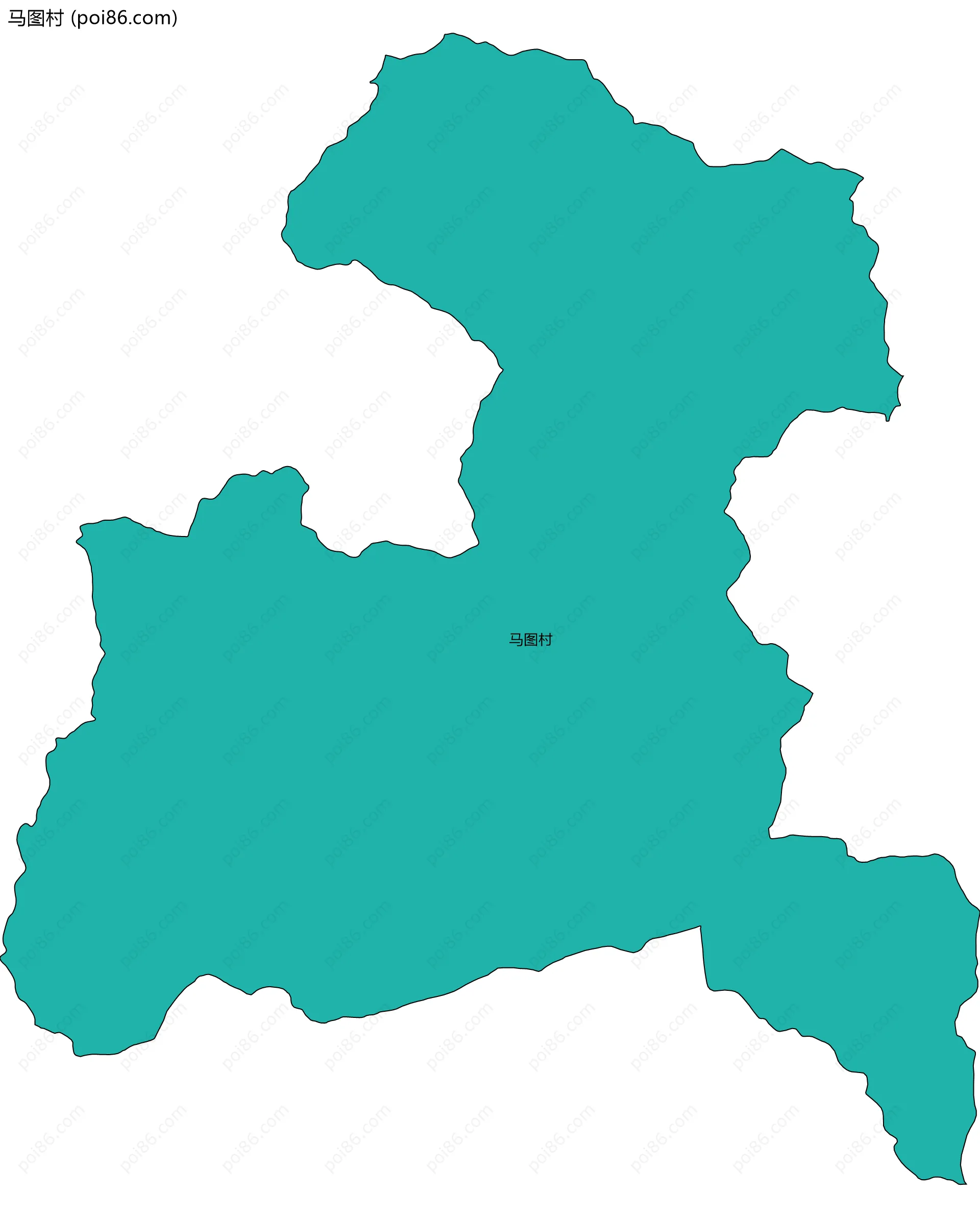 马图村边界地图