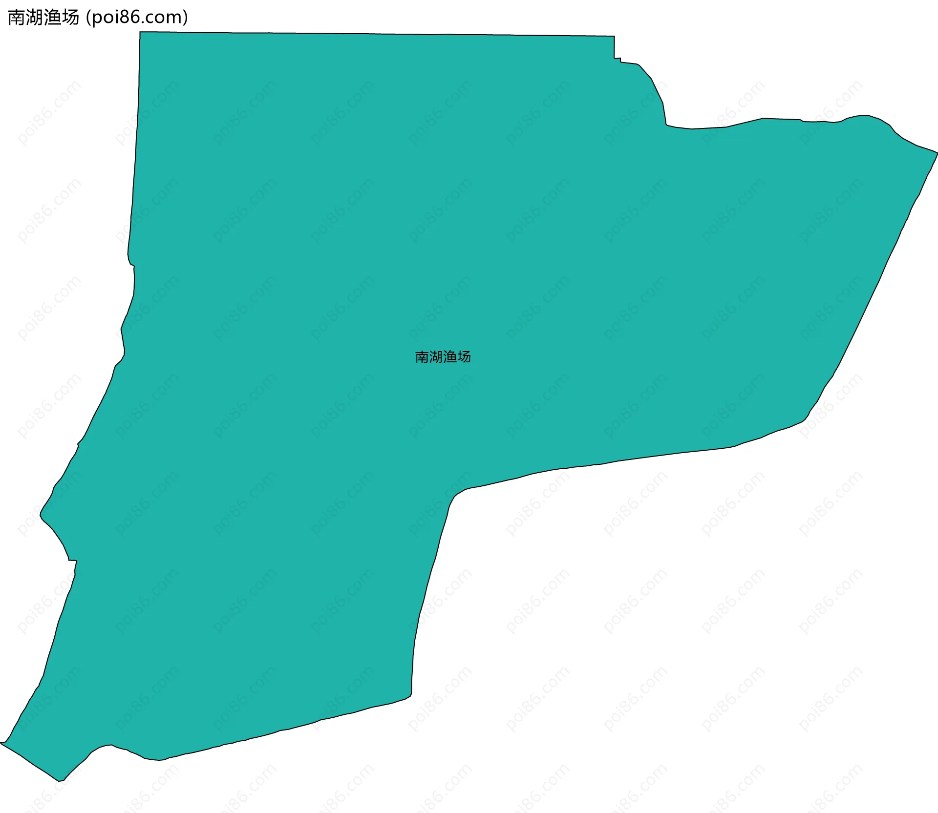 南湖渔场边界地图
