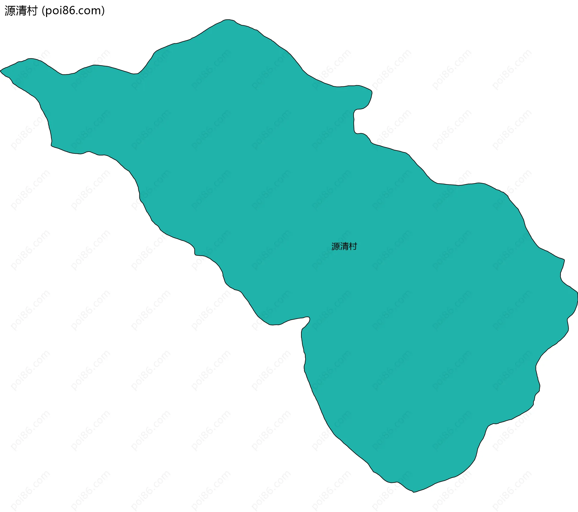 源清村边界地图