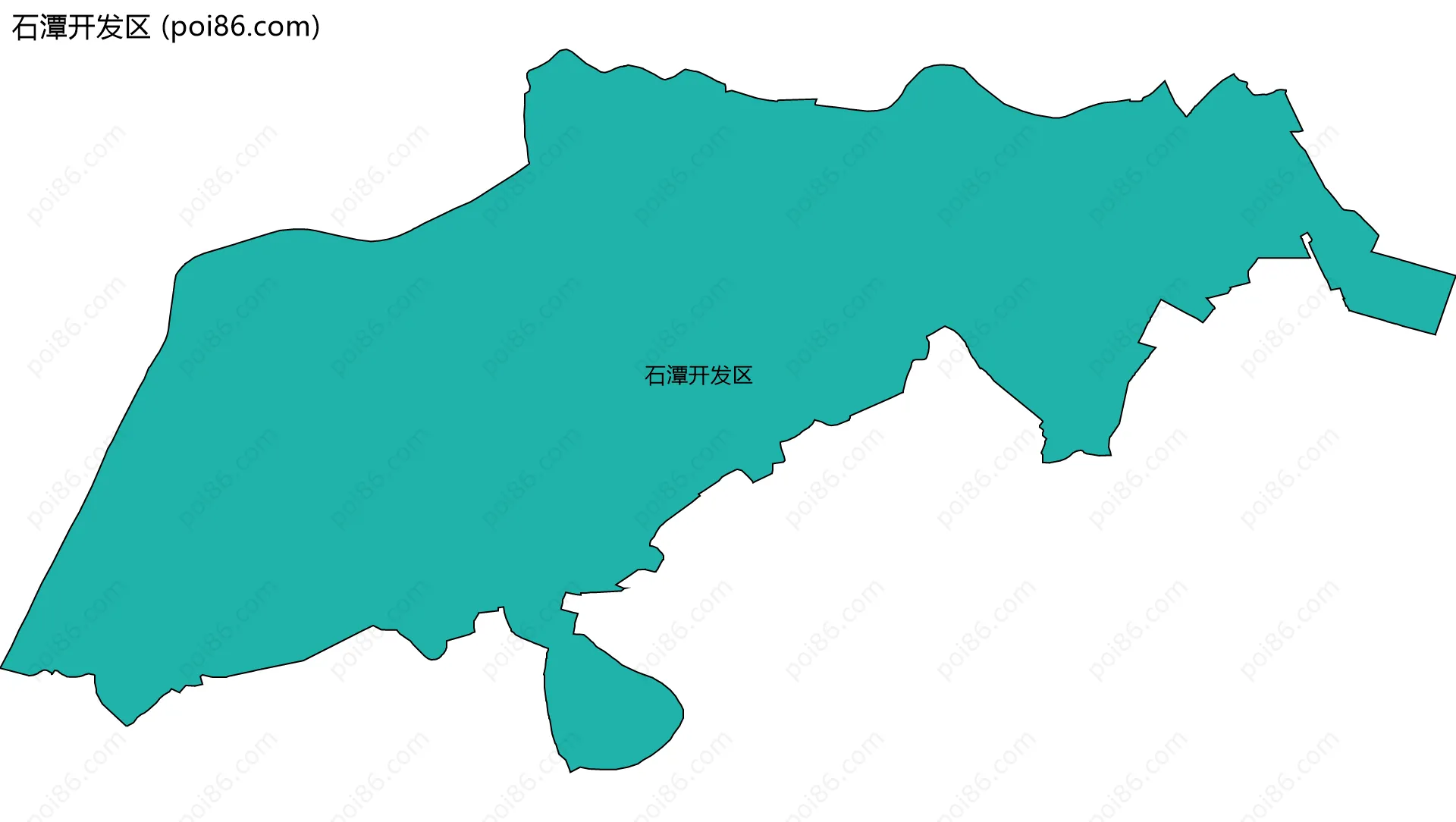 石潭开发区边界地图