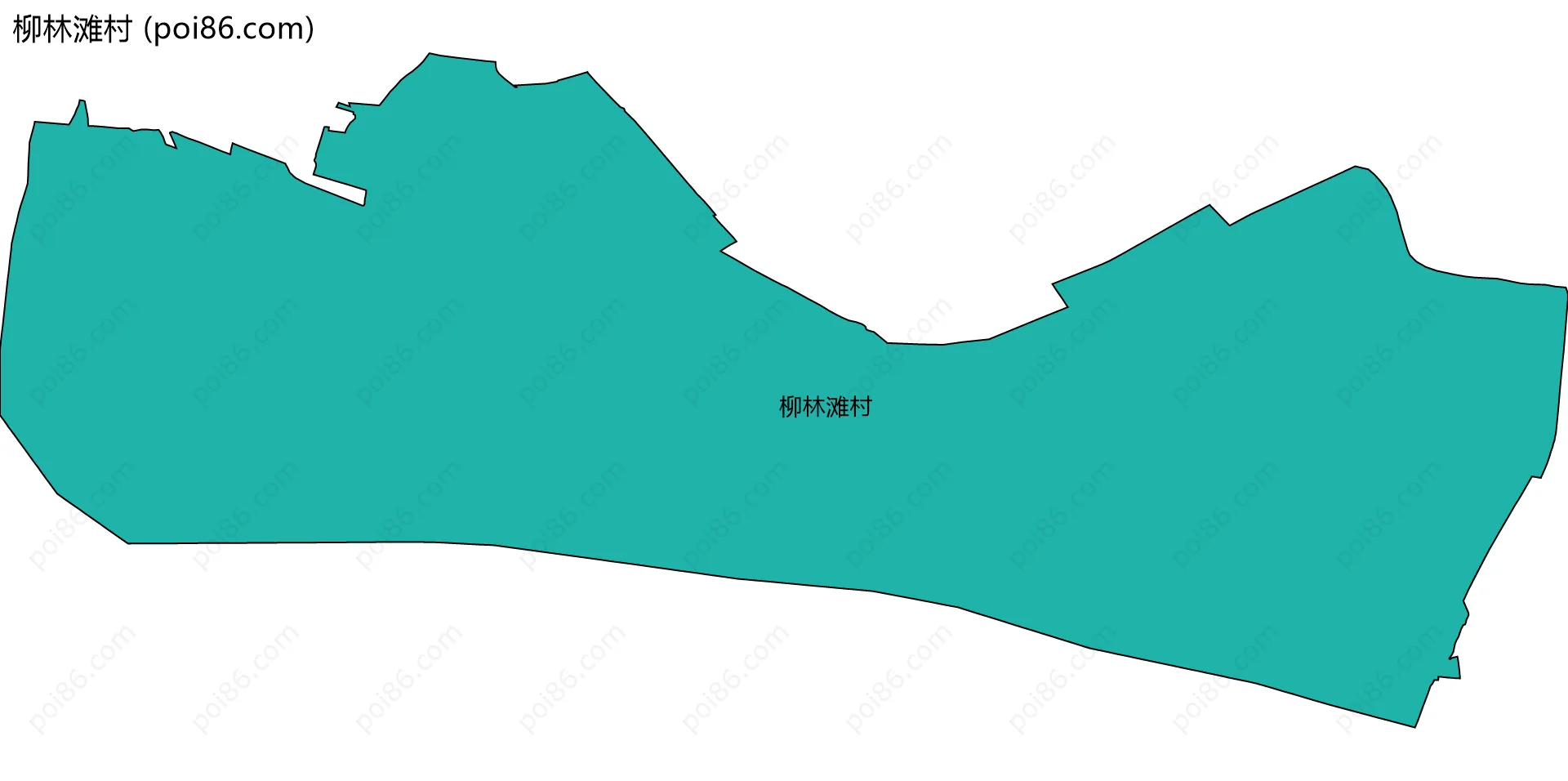 柳林滩村边界地图