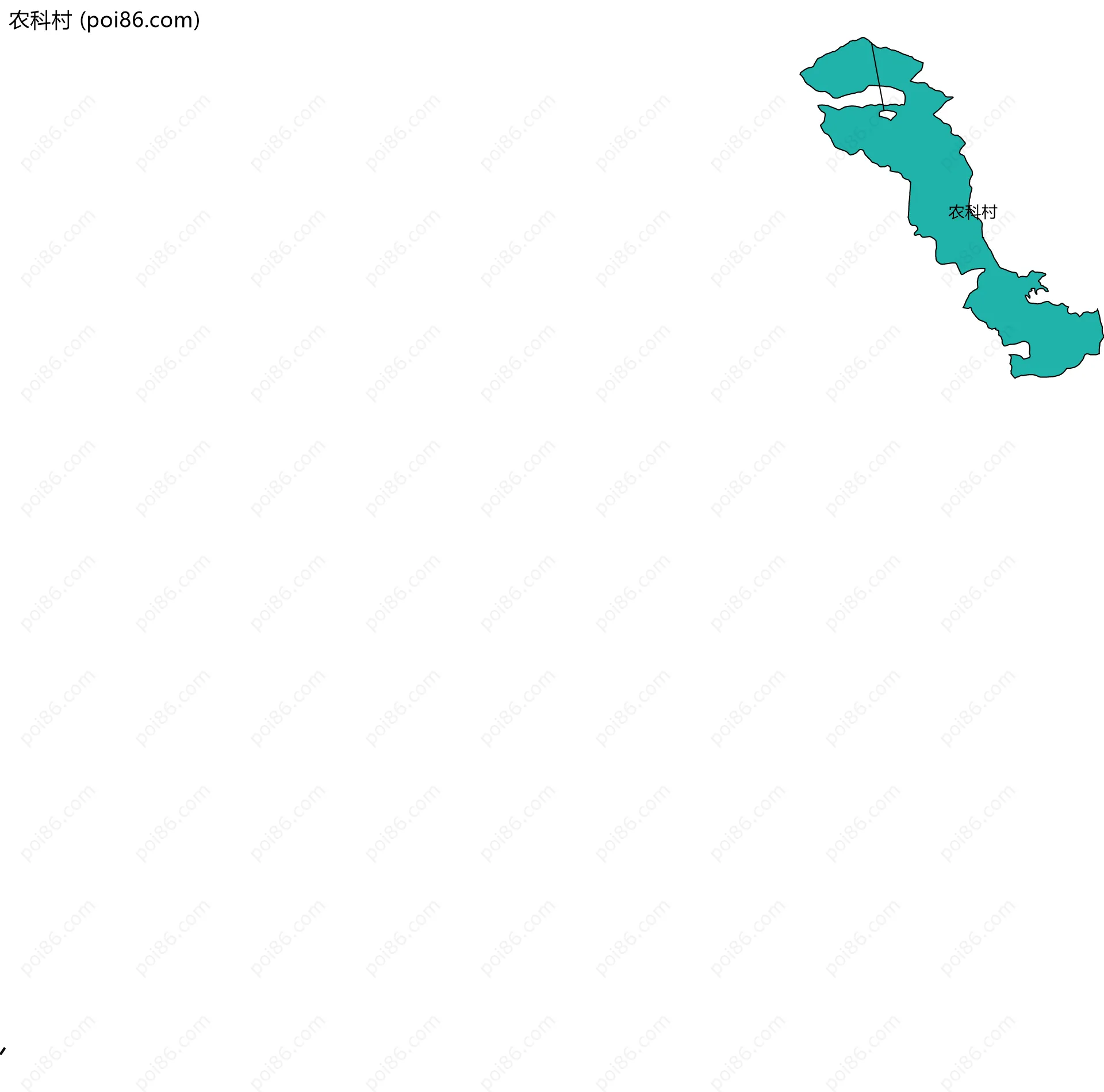 农科村边界地图