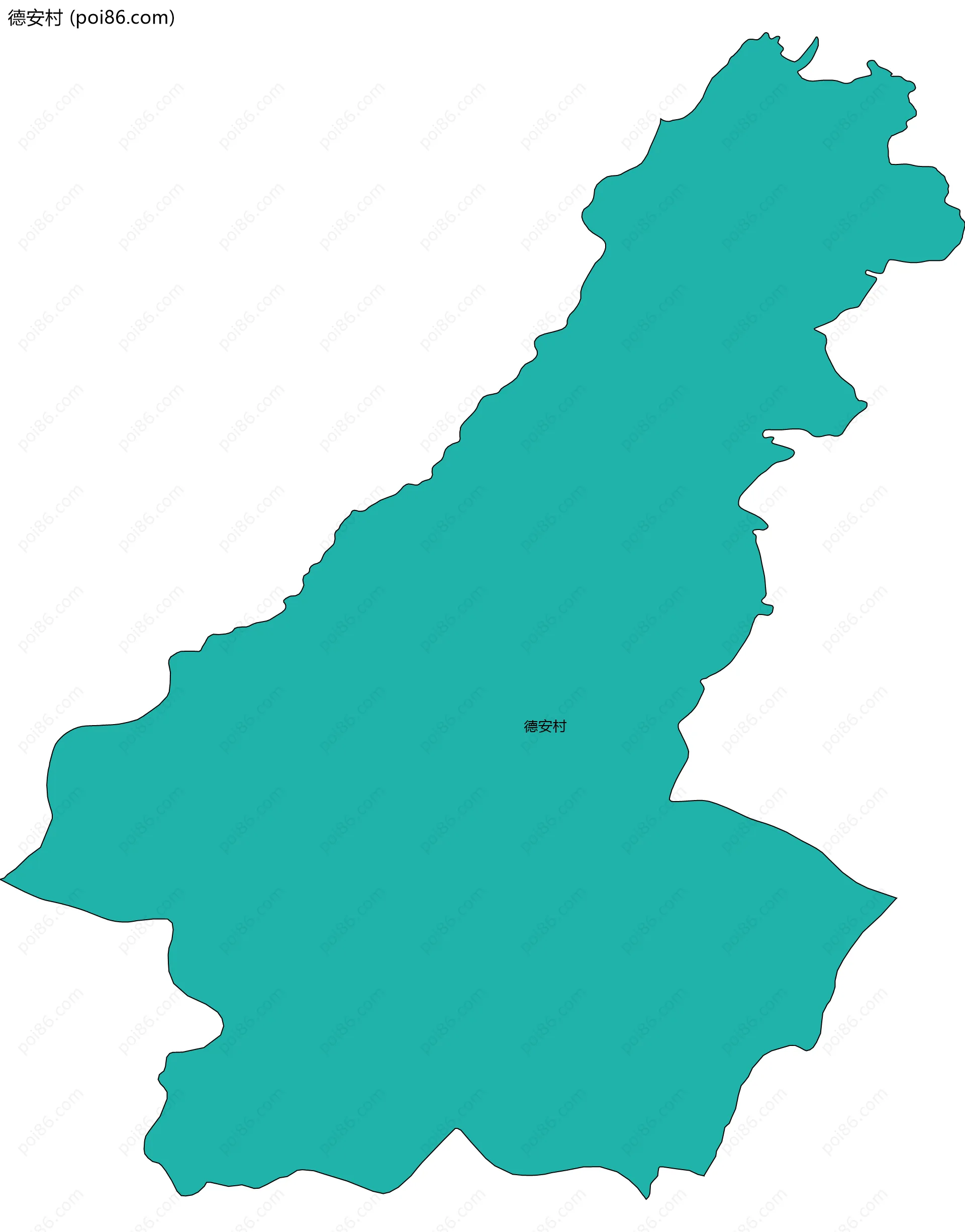 德安村边界地图