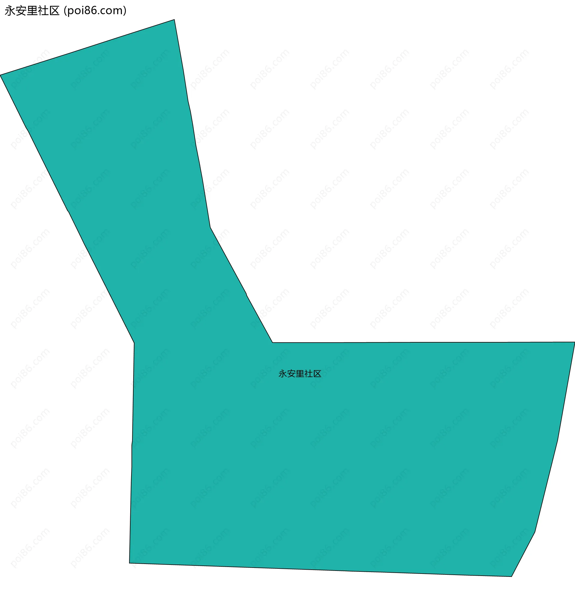 永安里社区边界地图