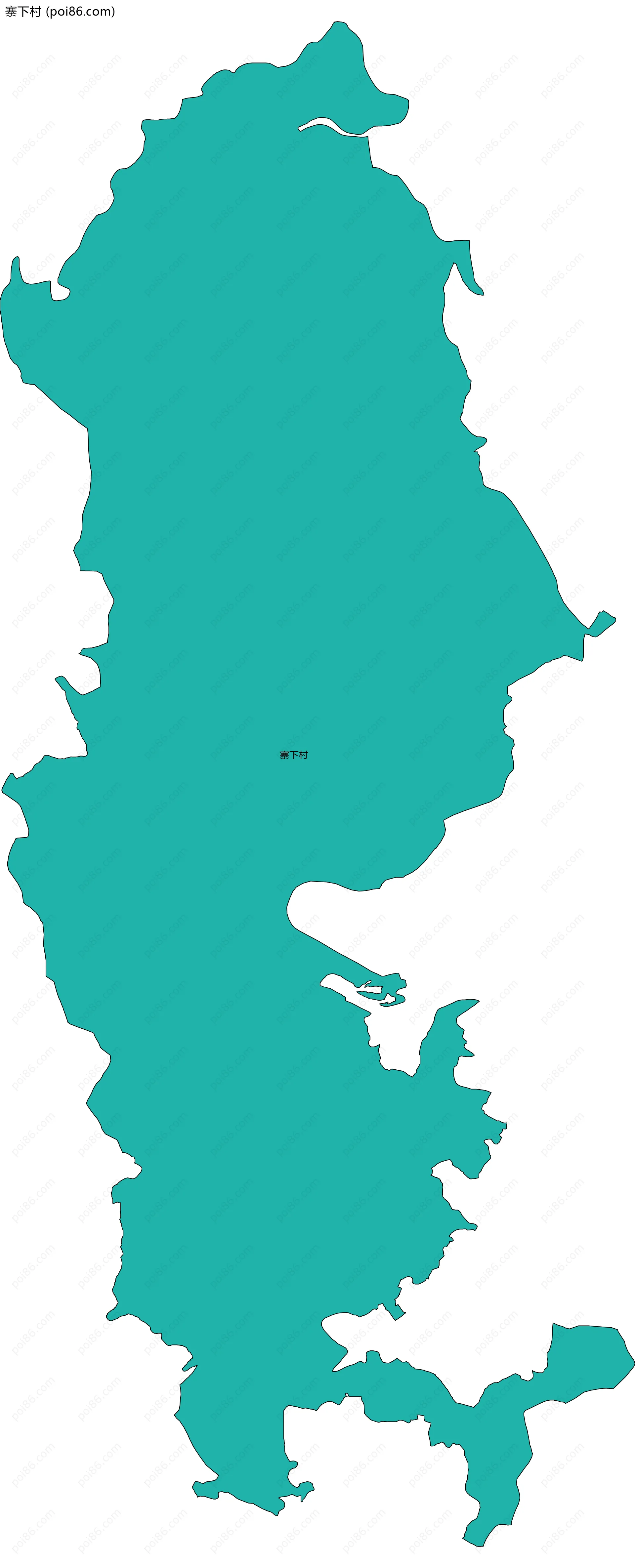 寨下村边界地图