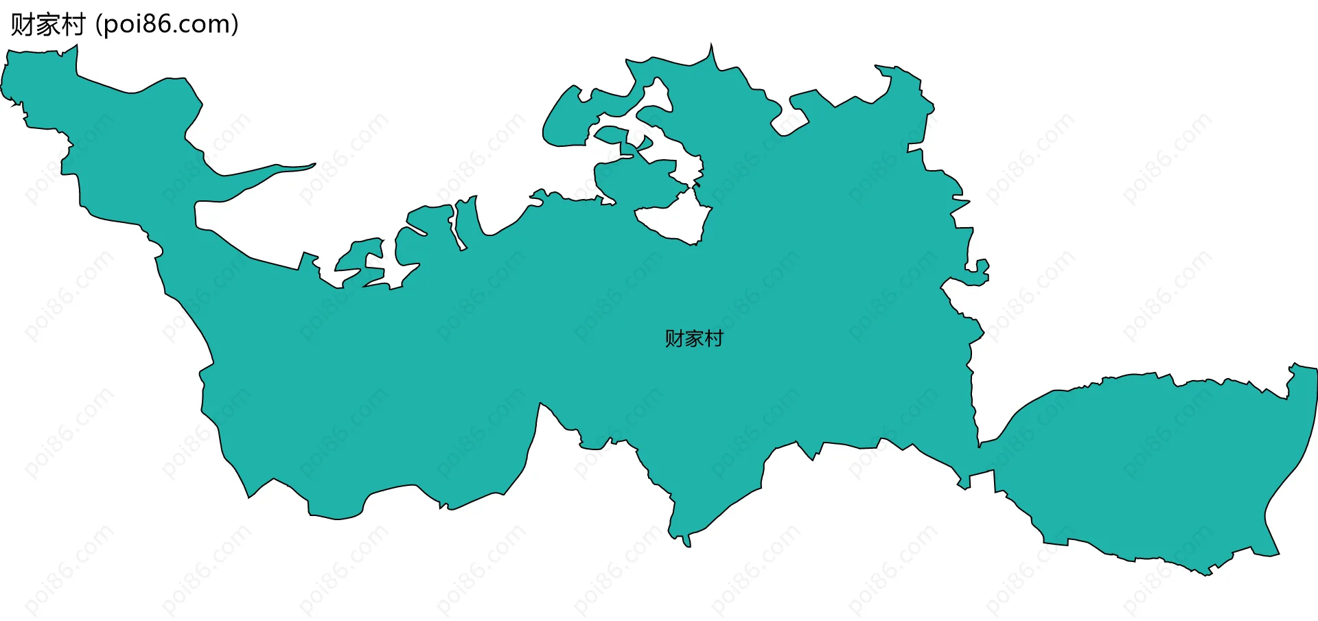 财家村边界地图