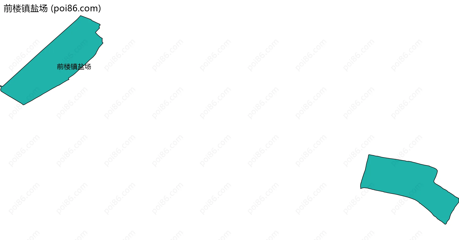 前楼镇盐场边界地图