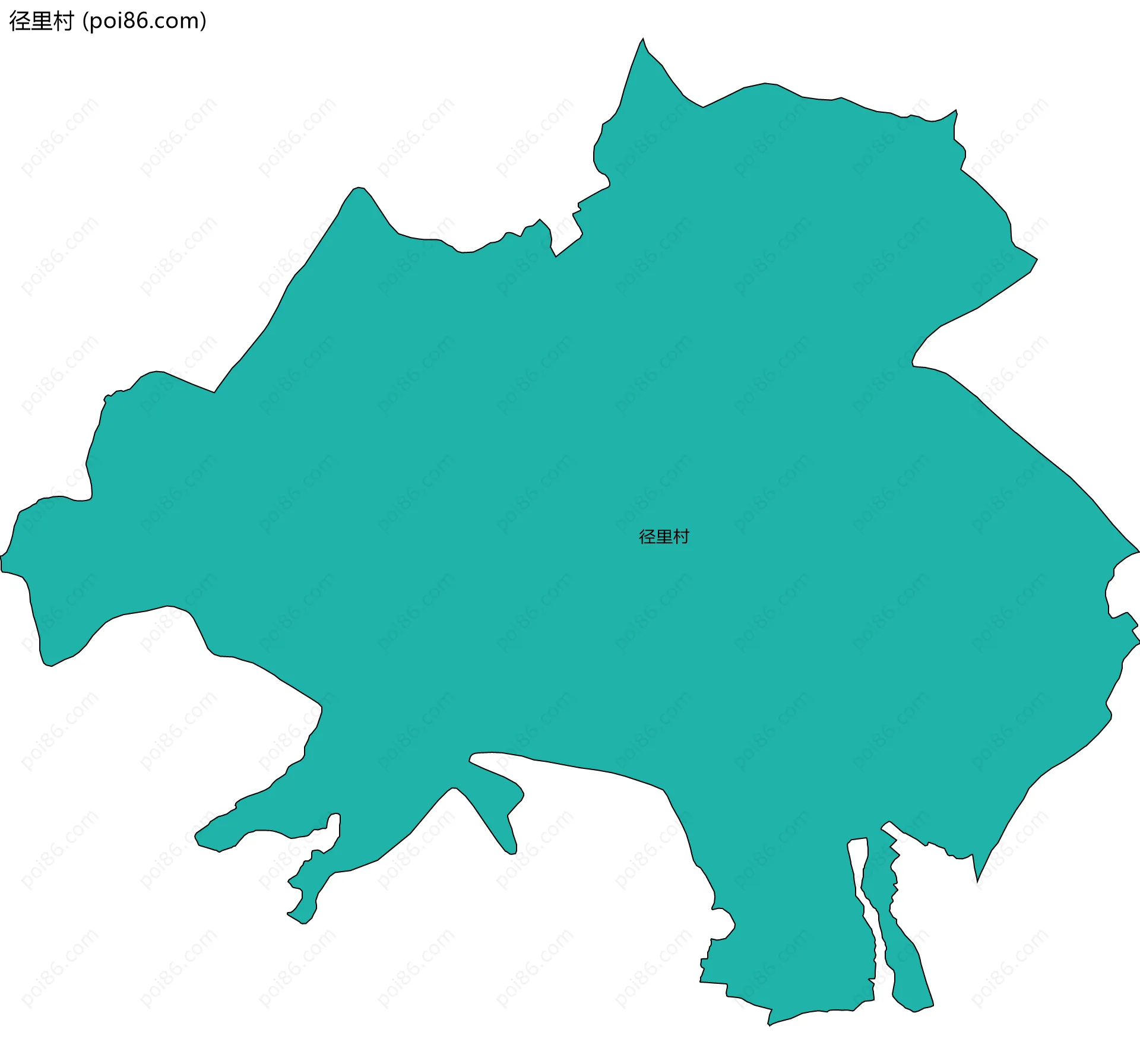 径里村边界地图