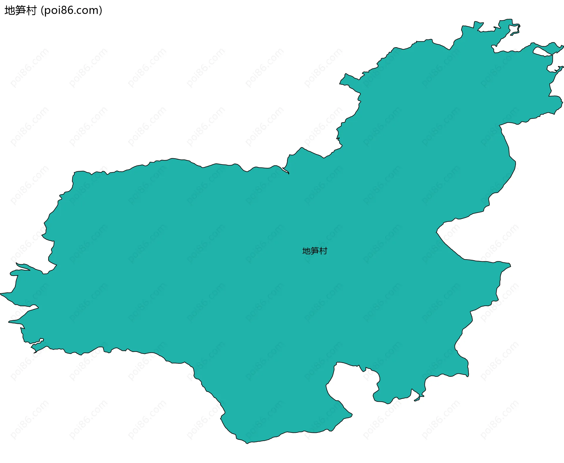 地笋村边界地图