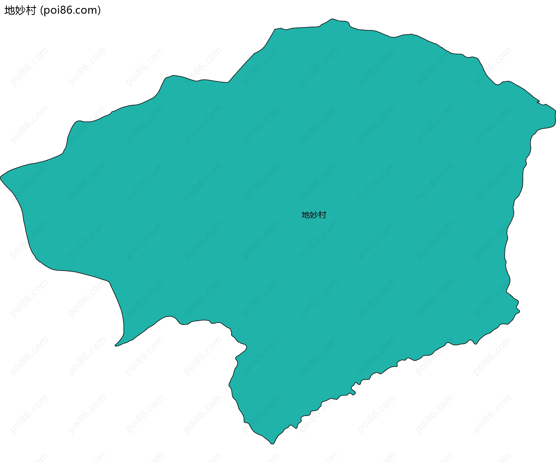 地妙村边界地图