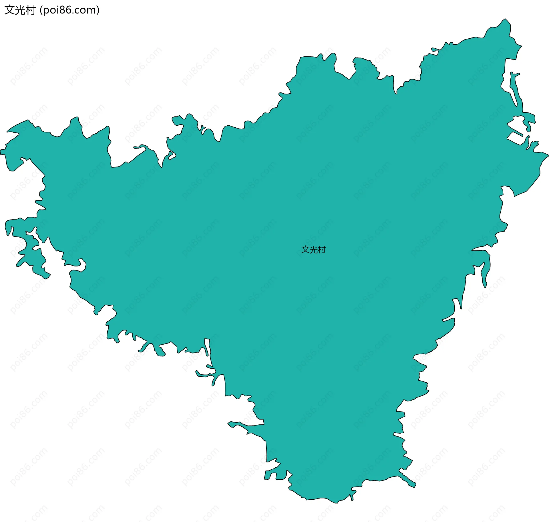 文光村边界地图