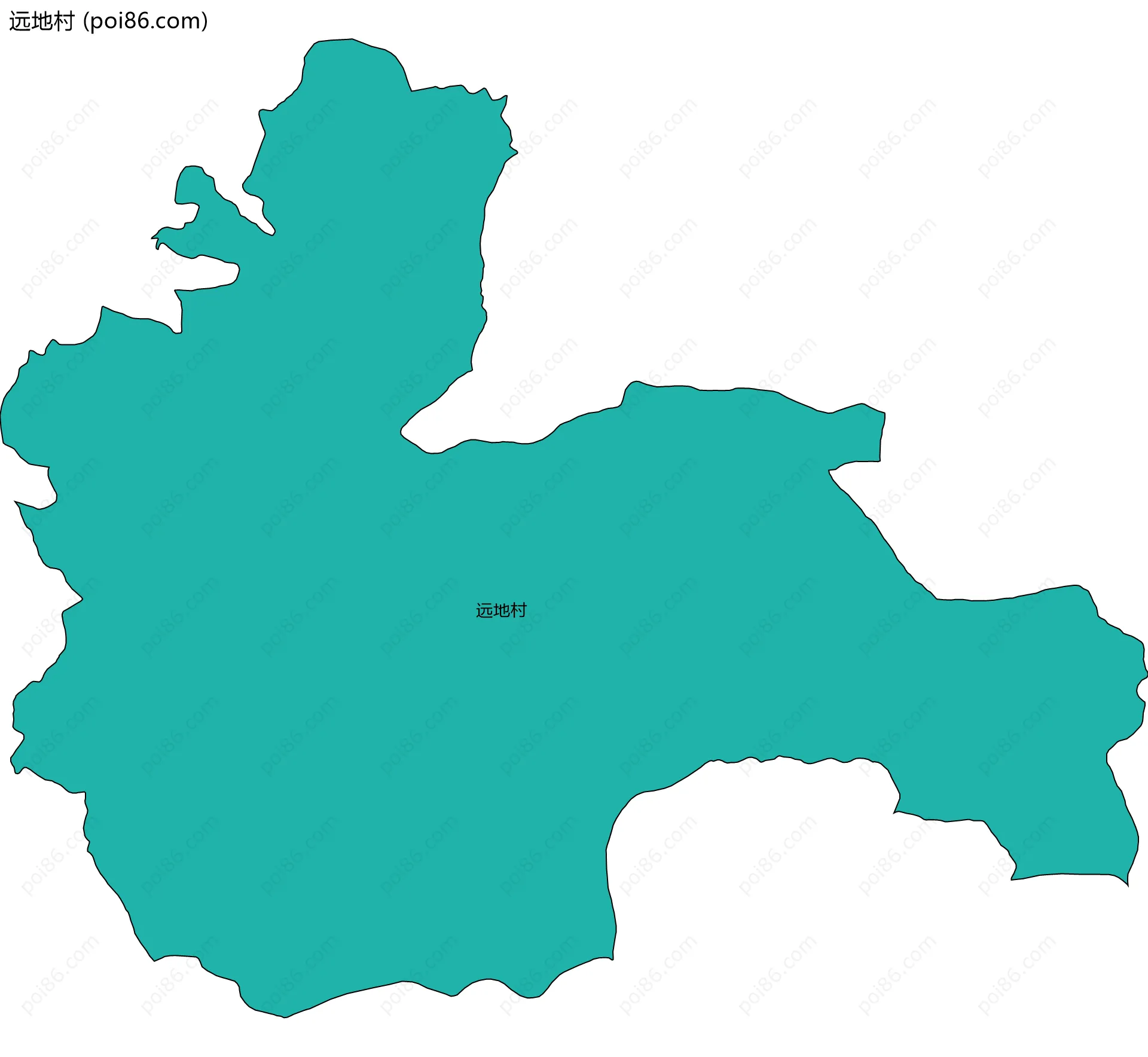 远地村边界地图