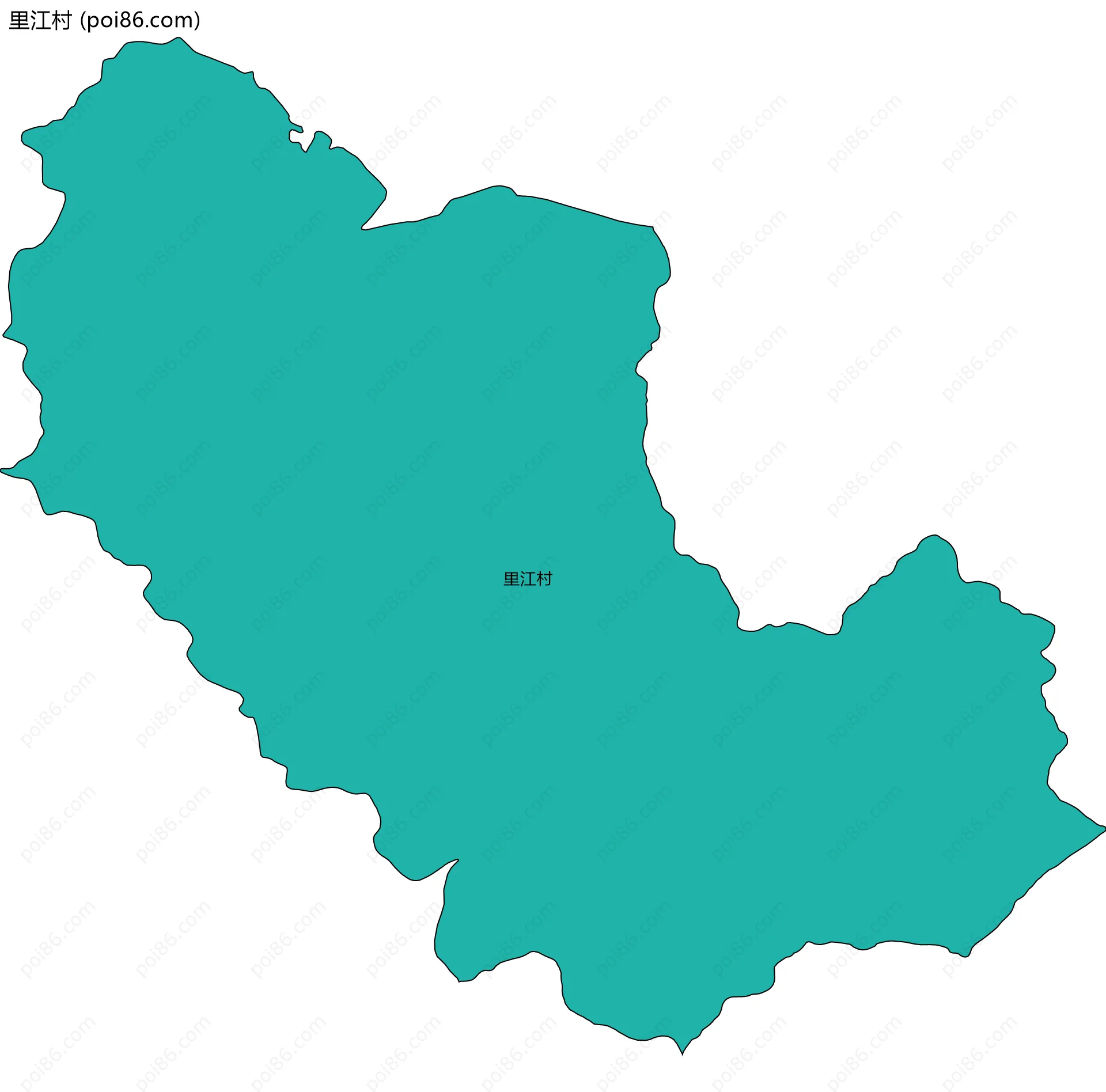 里江村边界地图