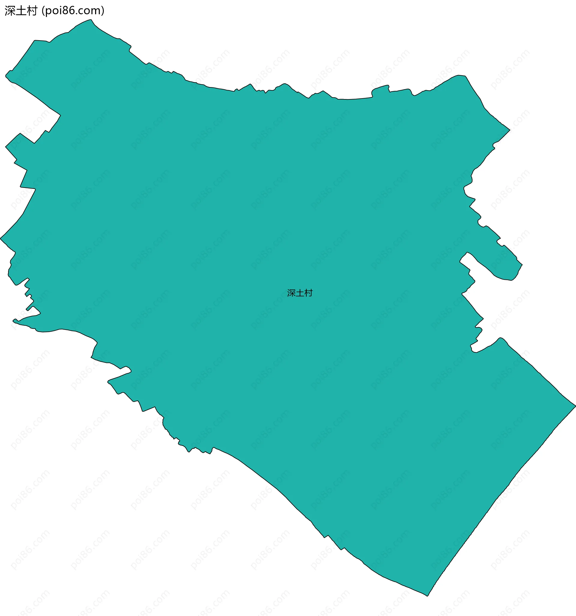 深土村边界地图