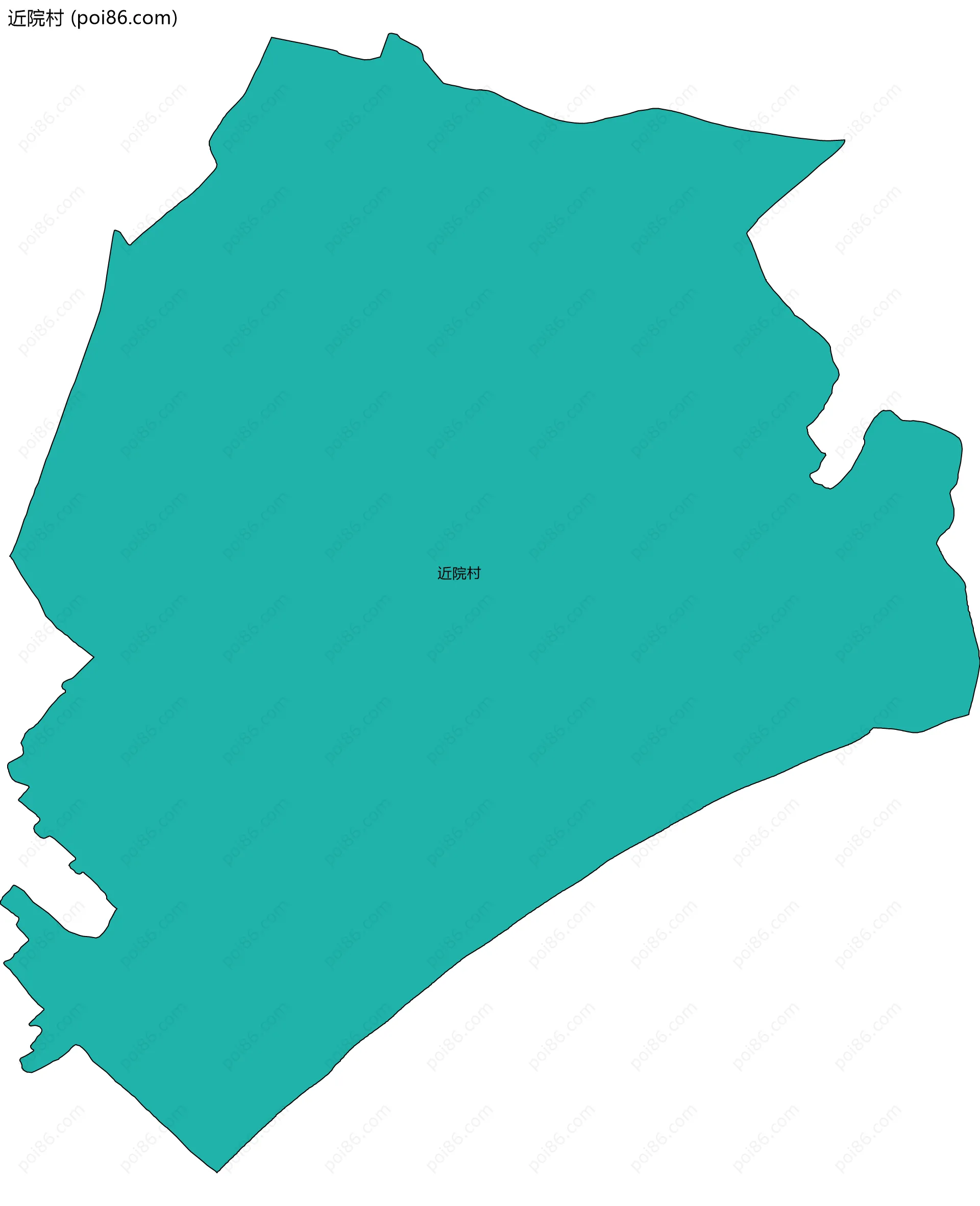 近院村边界地图