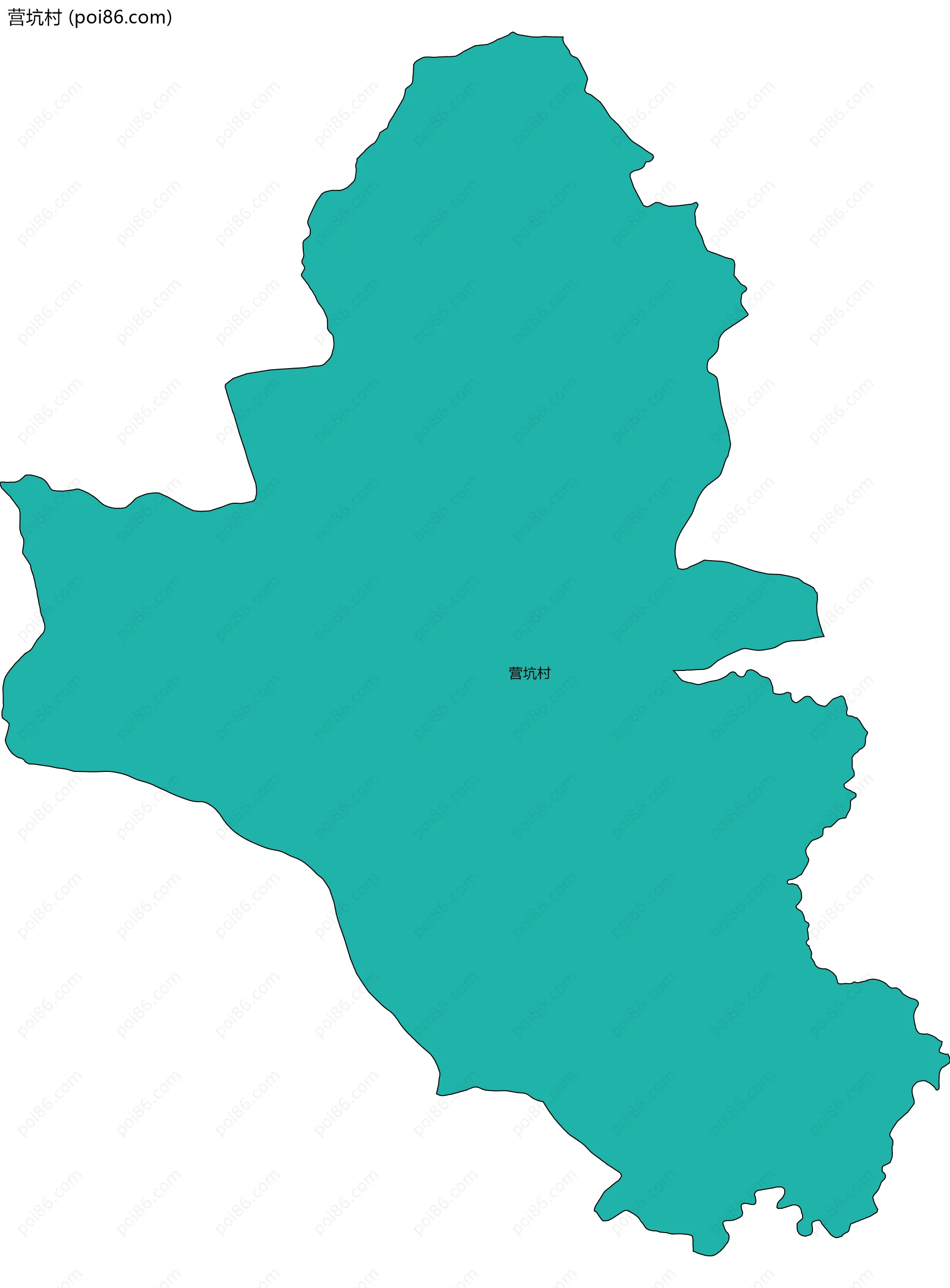 营坑村边界地图