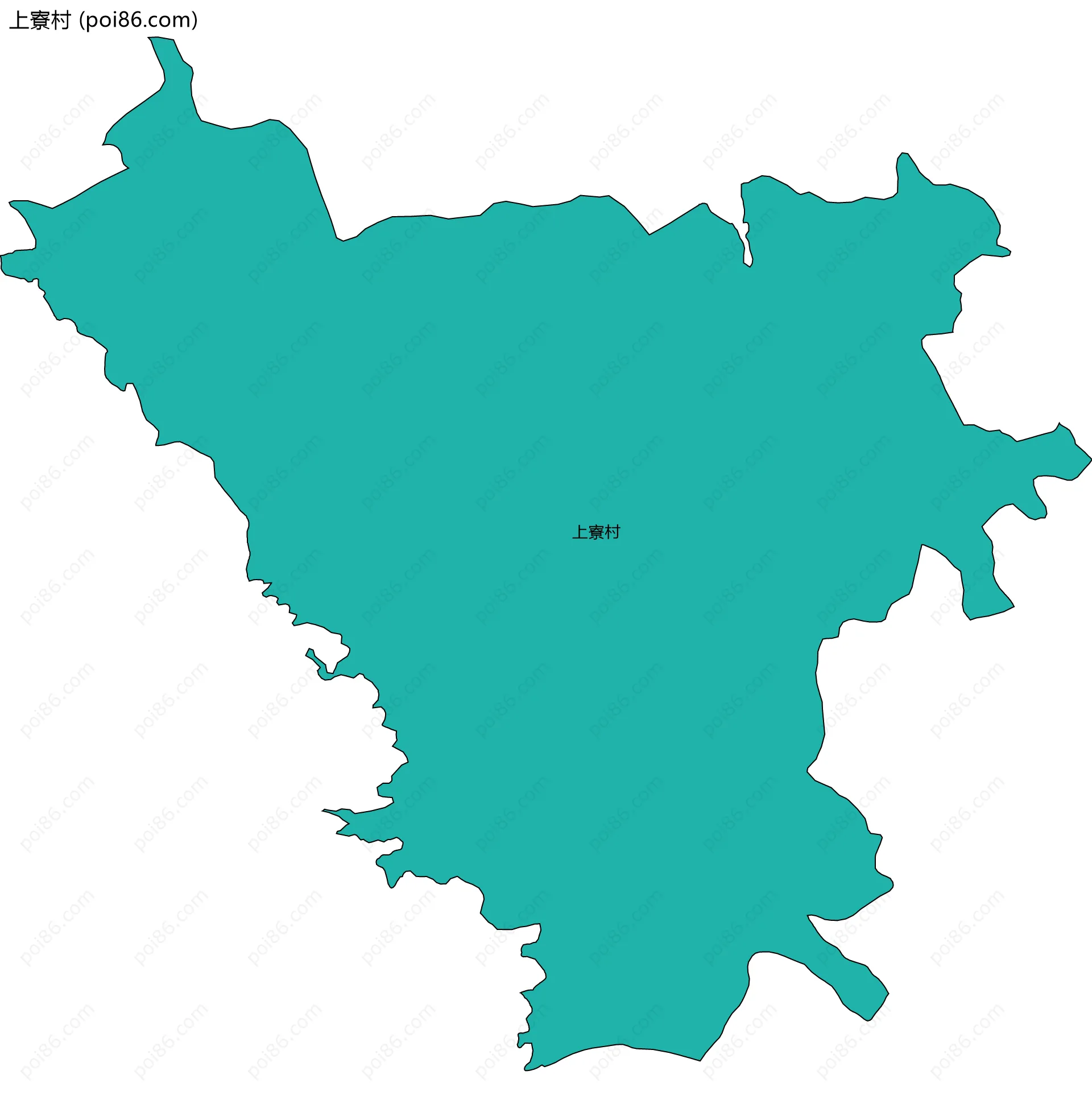 上寮村边界地图