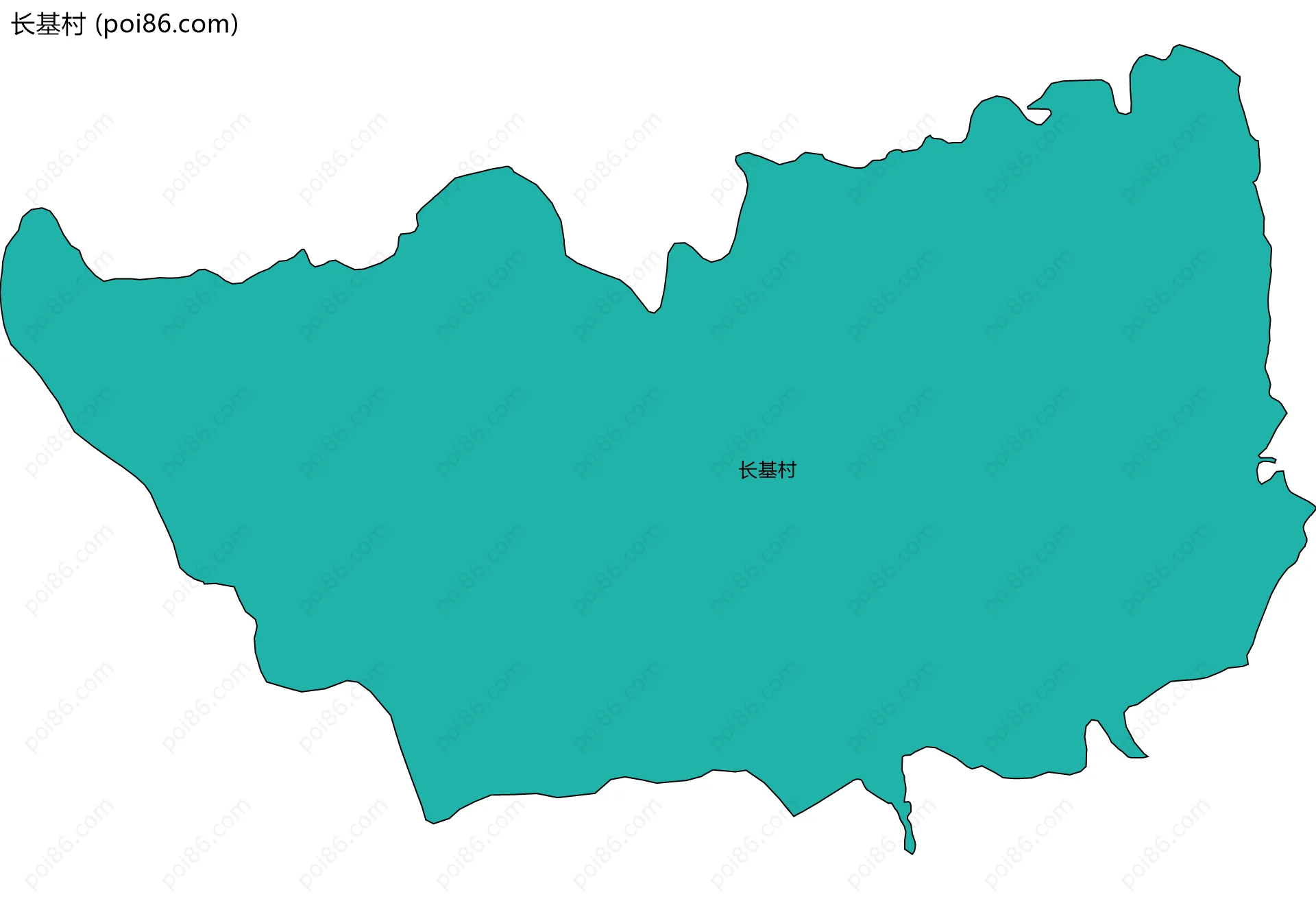 长基村边界地图