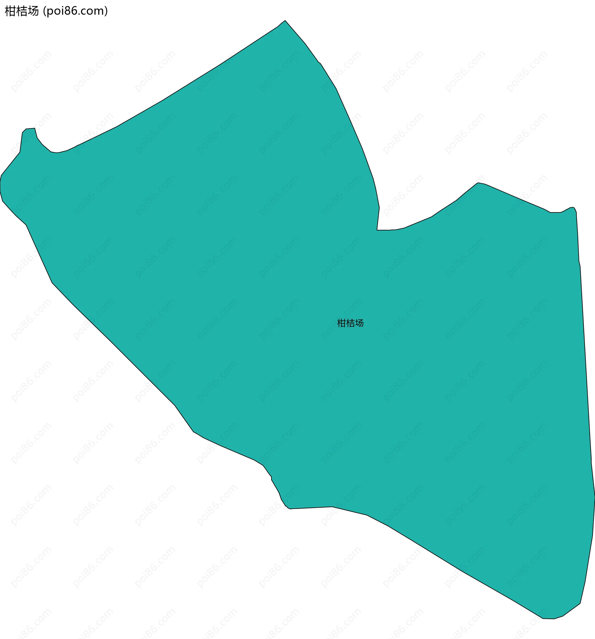 柑桔场边界地图