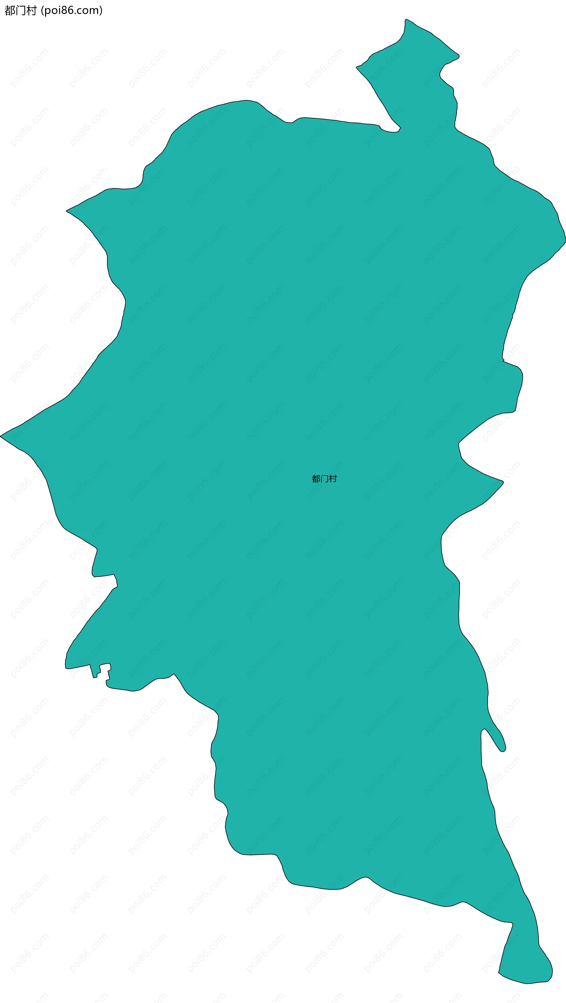 都门村边界地图