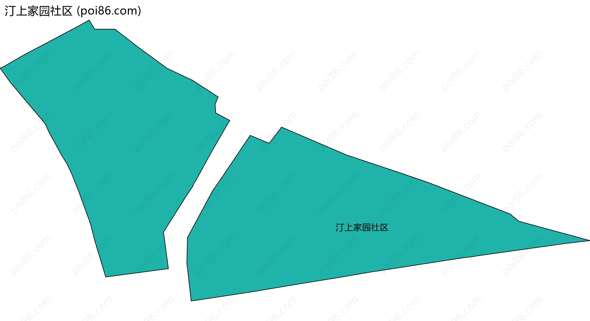 汀上家园社区边界地图