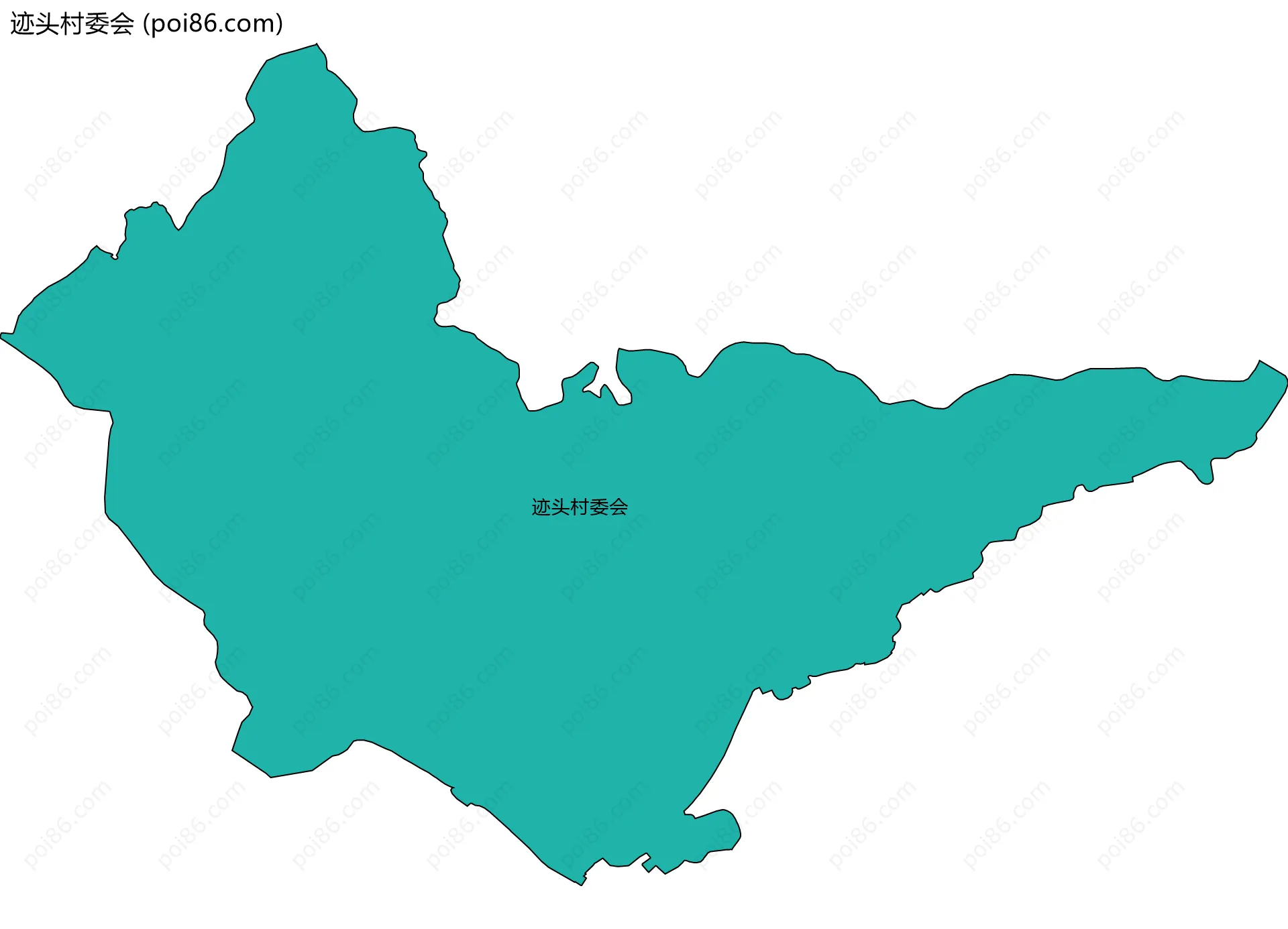 迹头村委会边界地图