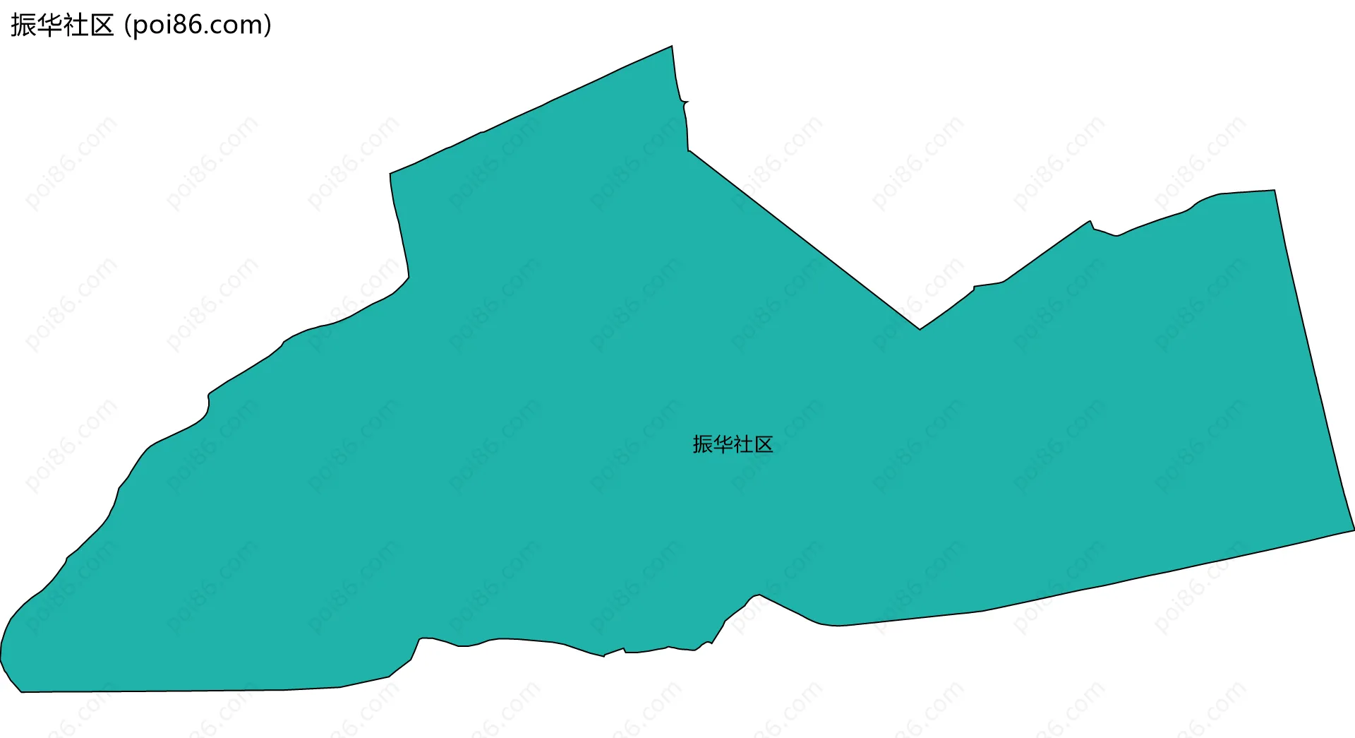 振华社区边界地图