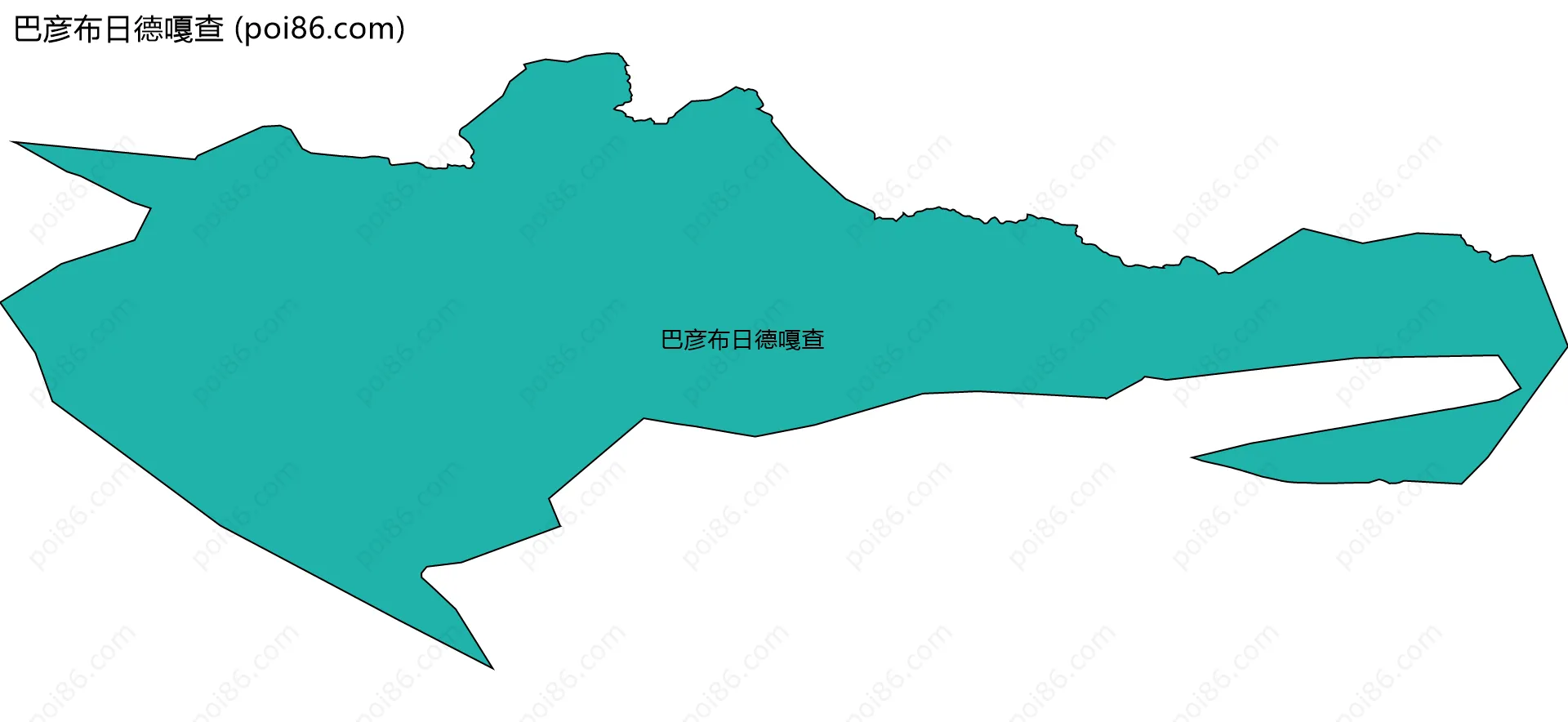 巴彦布日德嘎查边界地图