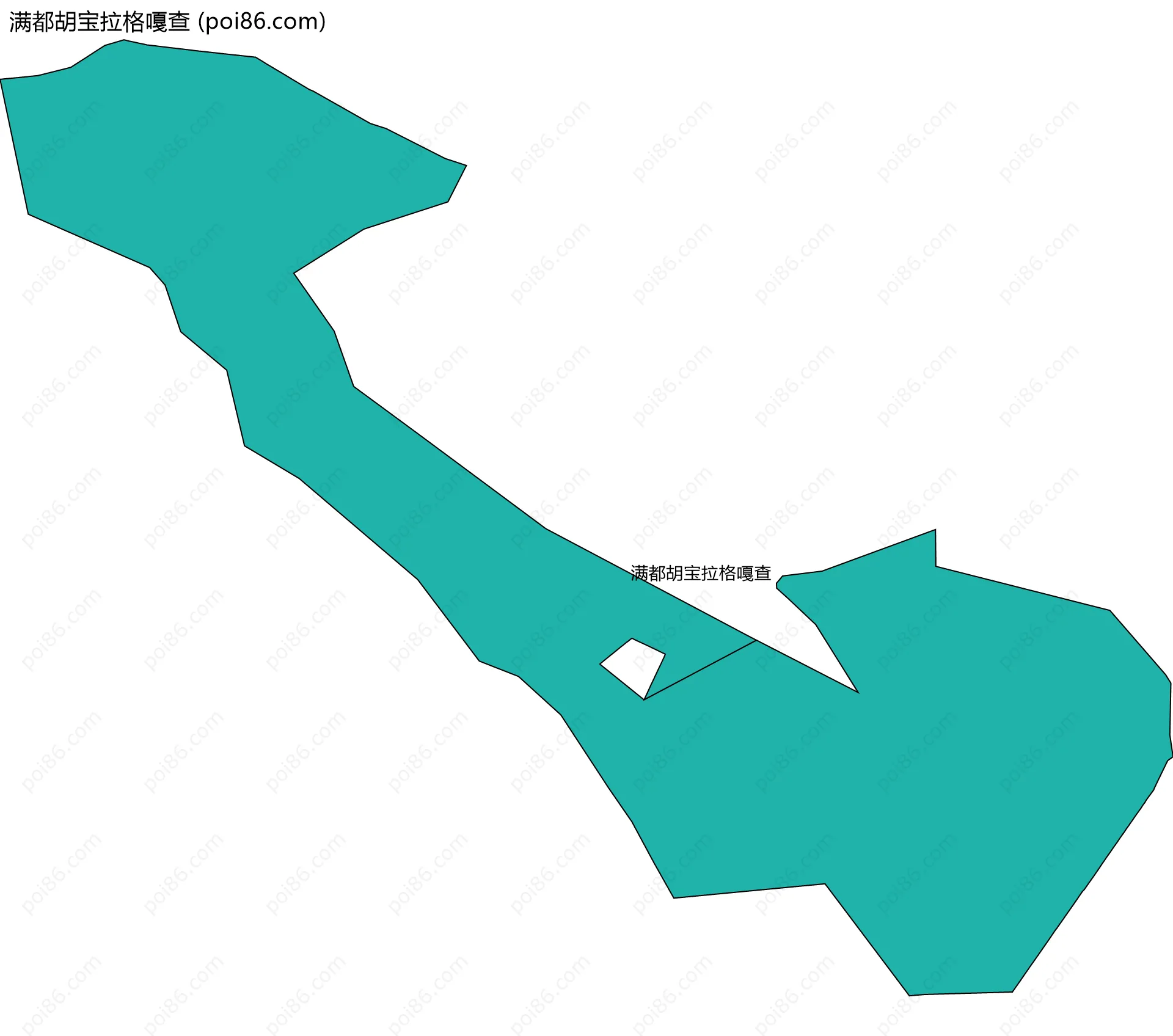 满都胡宝拉格嘎查边界地图