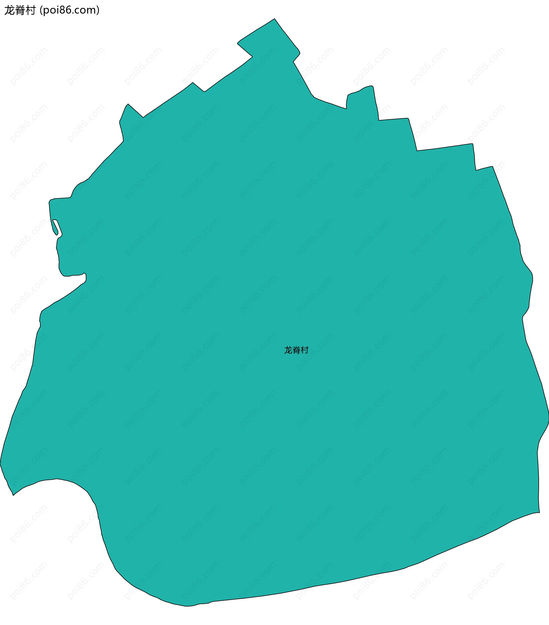 龙脊村边界地图