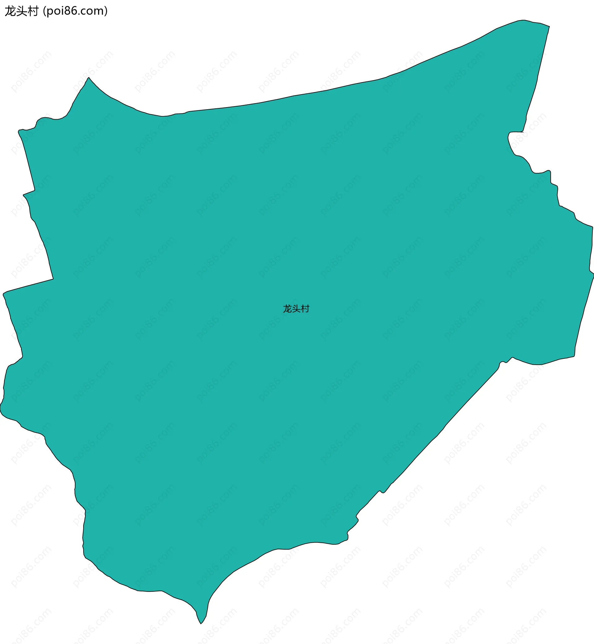 龙头村边界地图